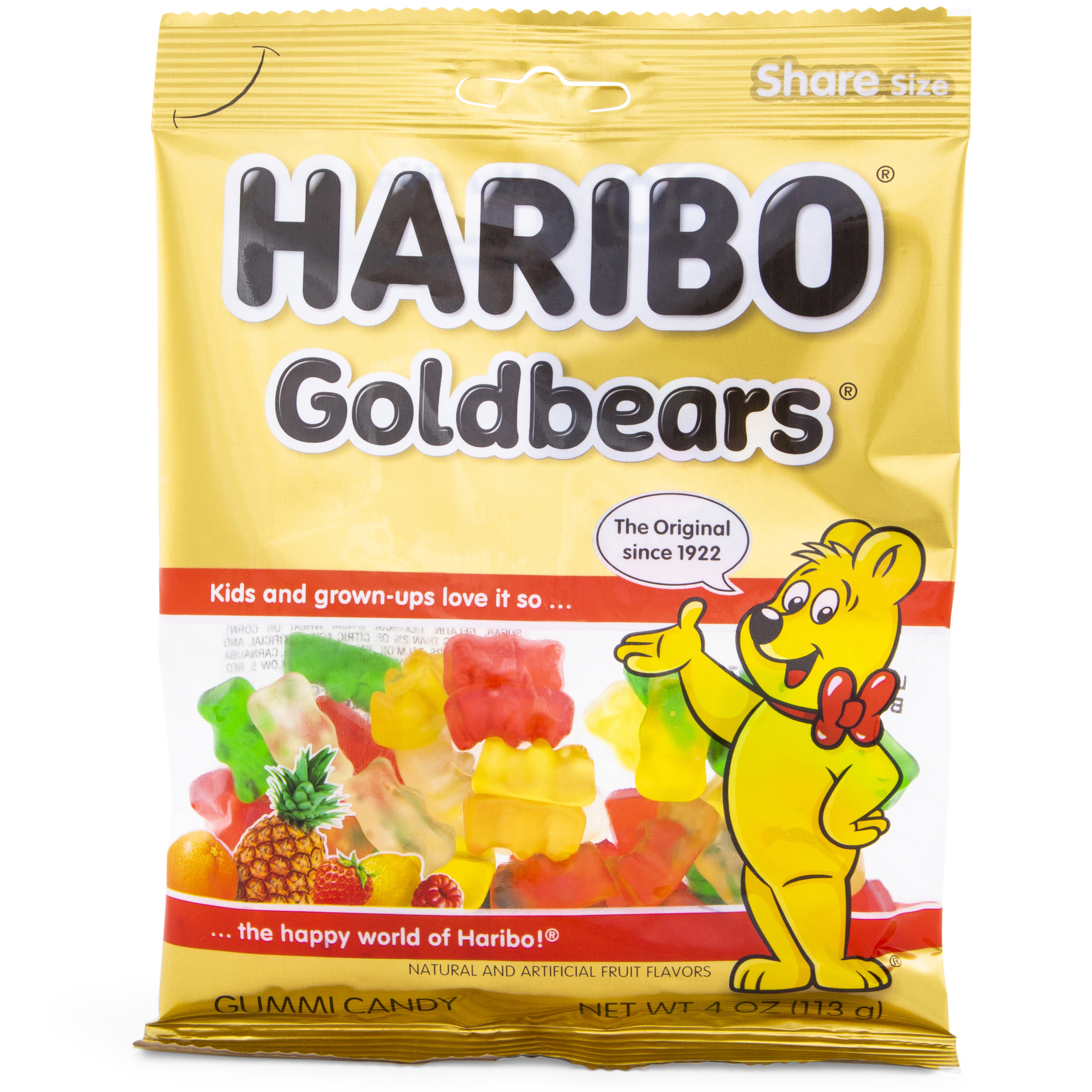 haribo gold bears gummi candy 4oz bag