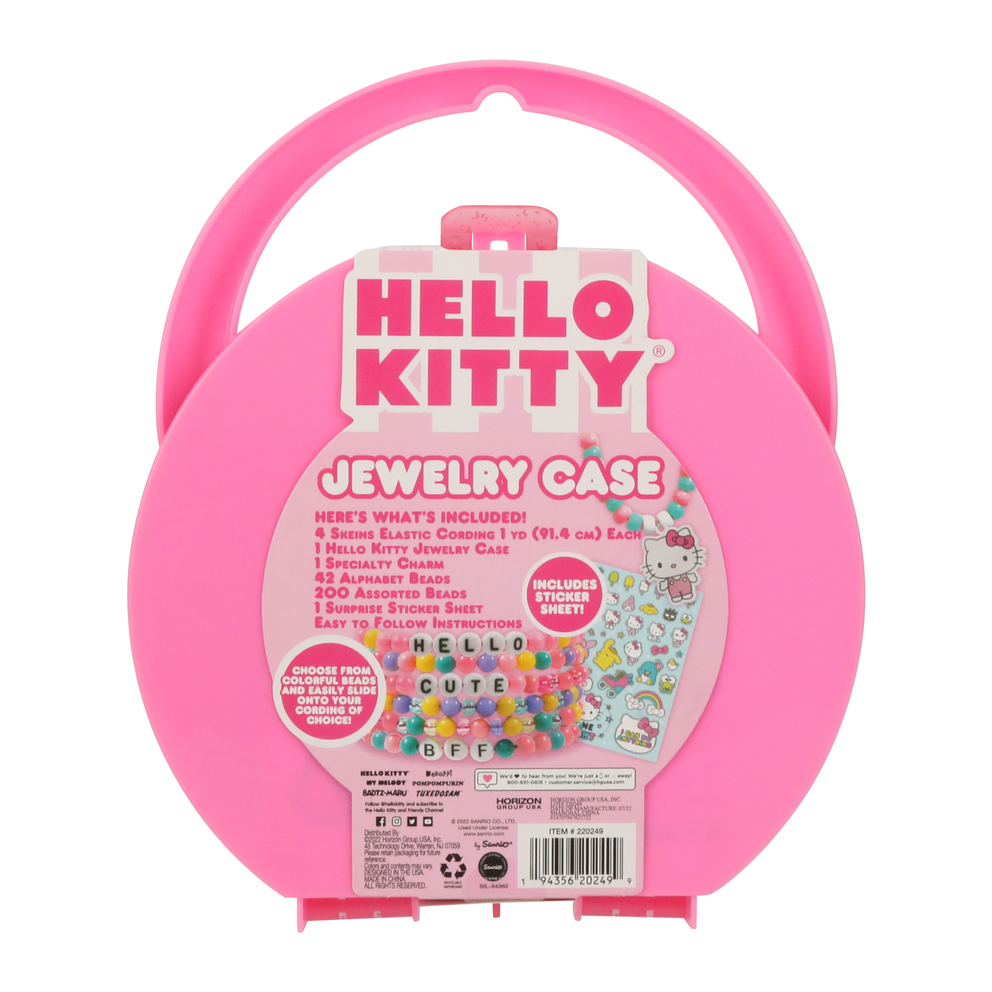 hello kitty® jewelry making kit & case