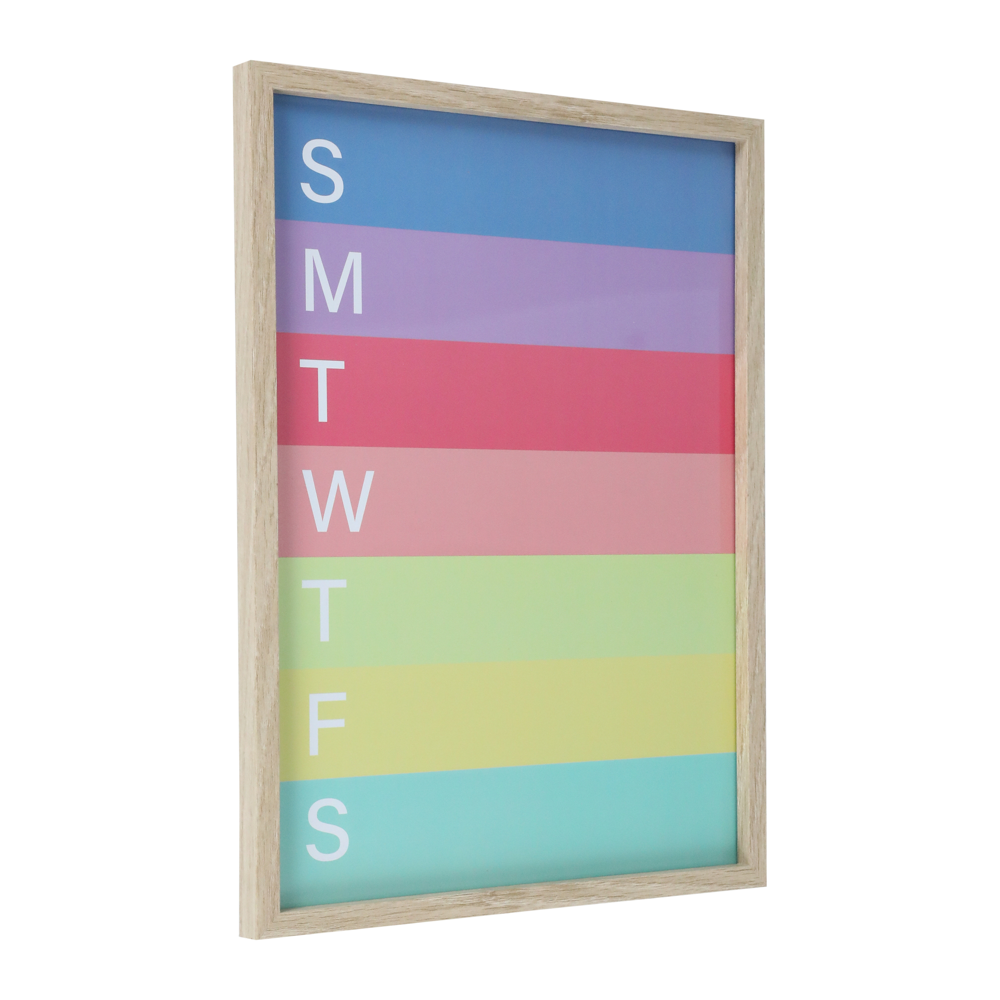 framed printed dry erase board 12in x 16in
