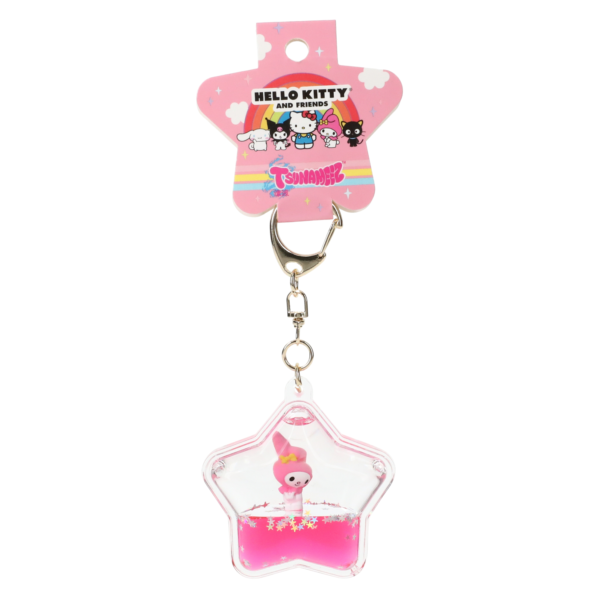 Sanrio Kuromi Id Badge Holder Lanyard W/ Rubber Pendant And Collectible  Sticker Purple : Target