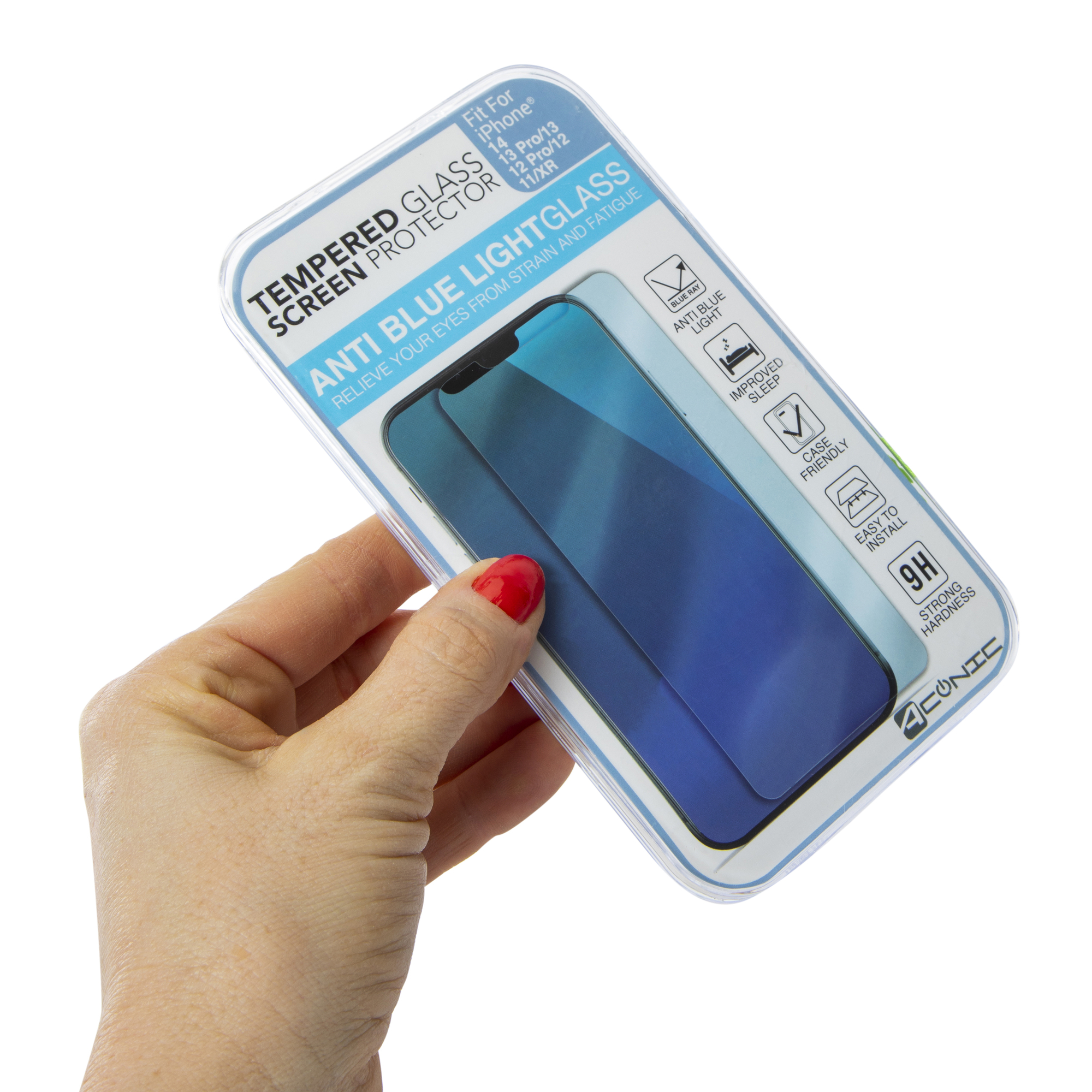 iPhone 14®/13 Pro® anti-blue light glass screen protector Five Below