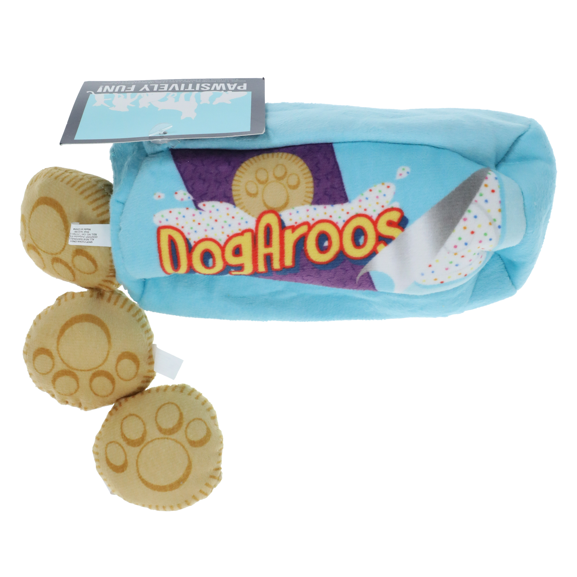 plush snack burrow dog toy