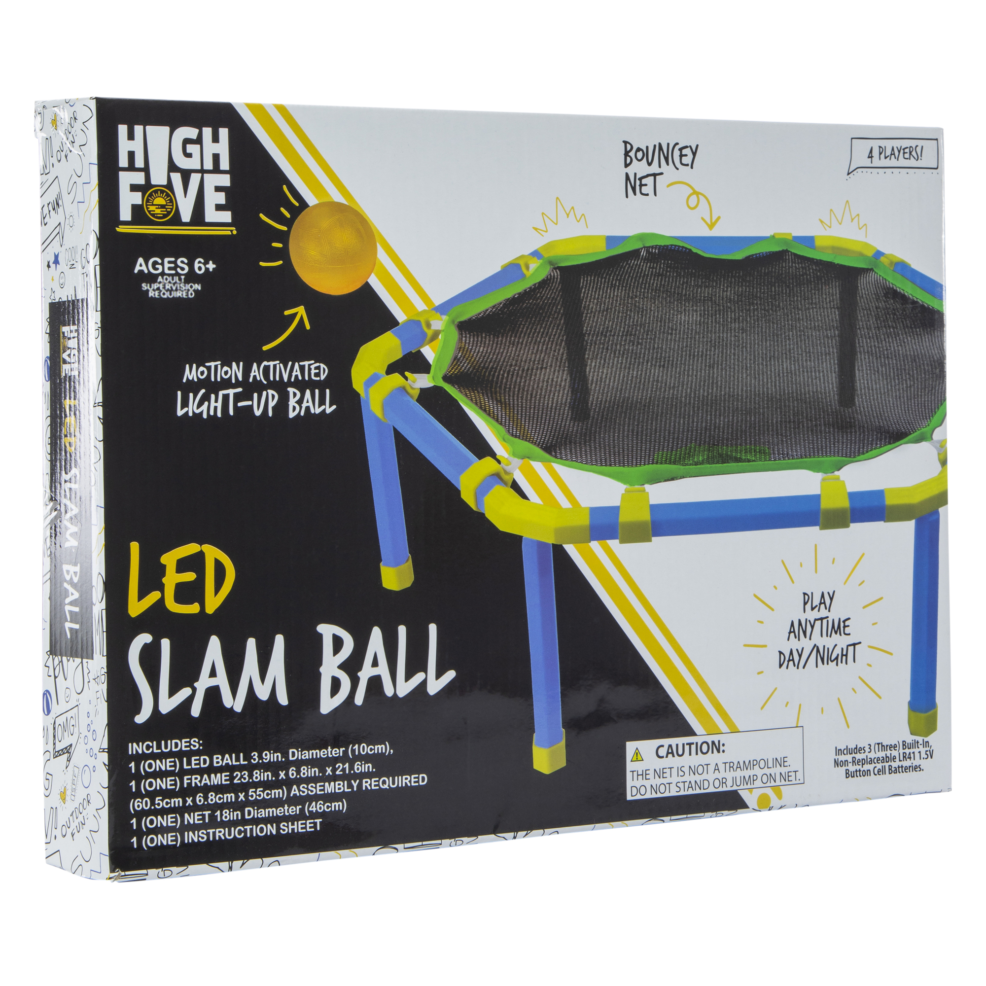 high five LED slam ball game