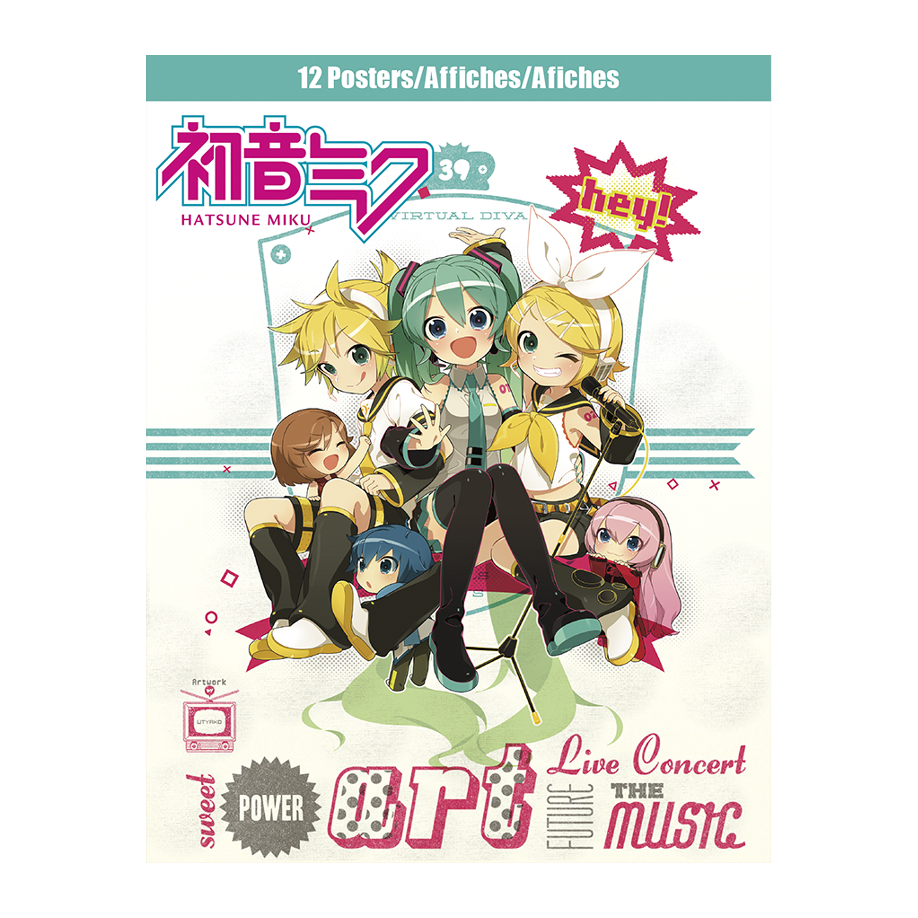 hatsune miku book of posters 12-pack | Five below