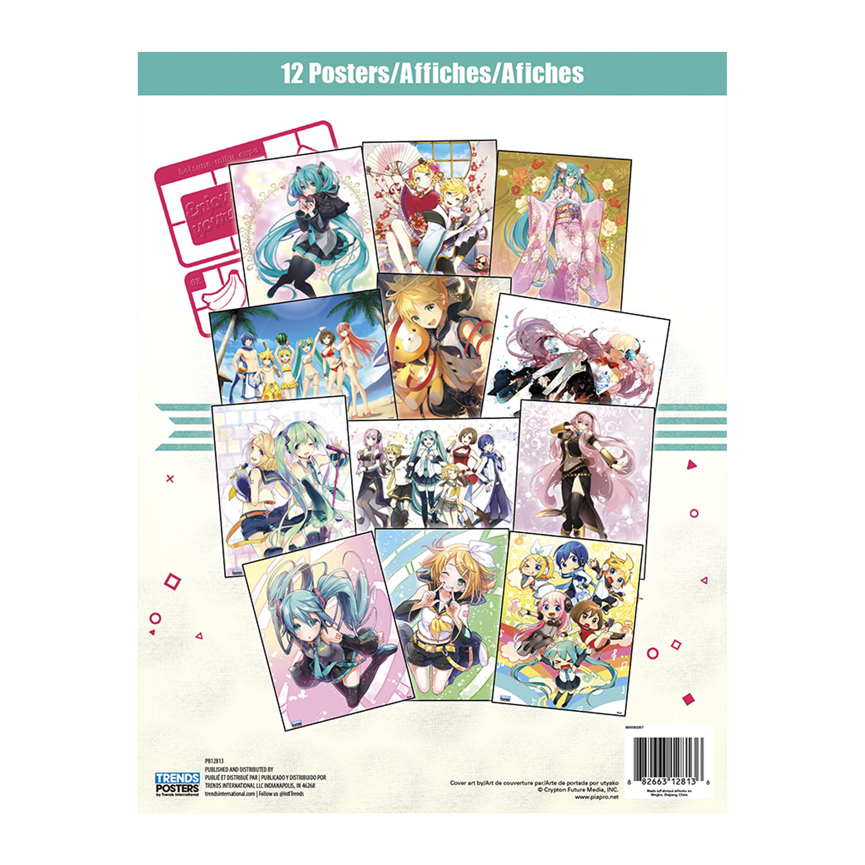 hatsune miku book of posters 12-pack | Five below