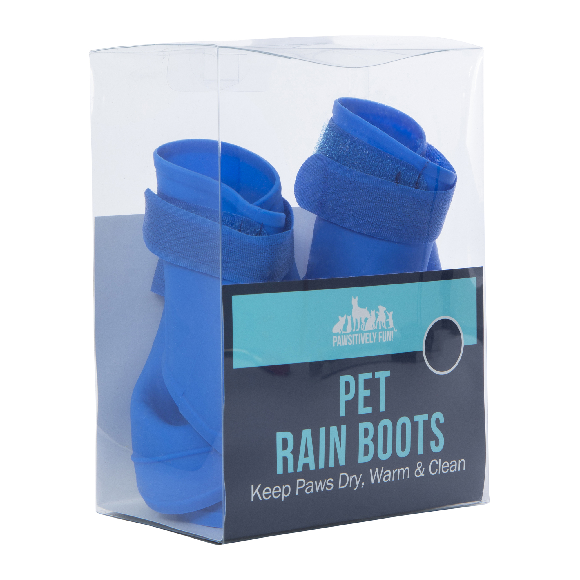 yellow pet rain boots