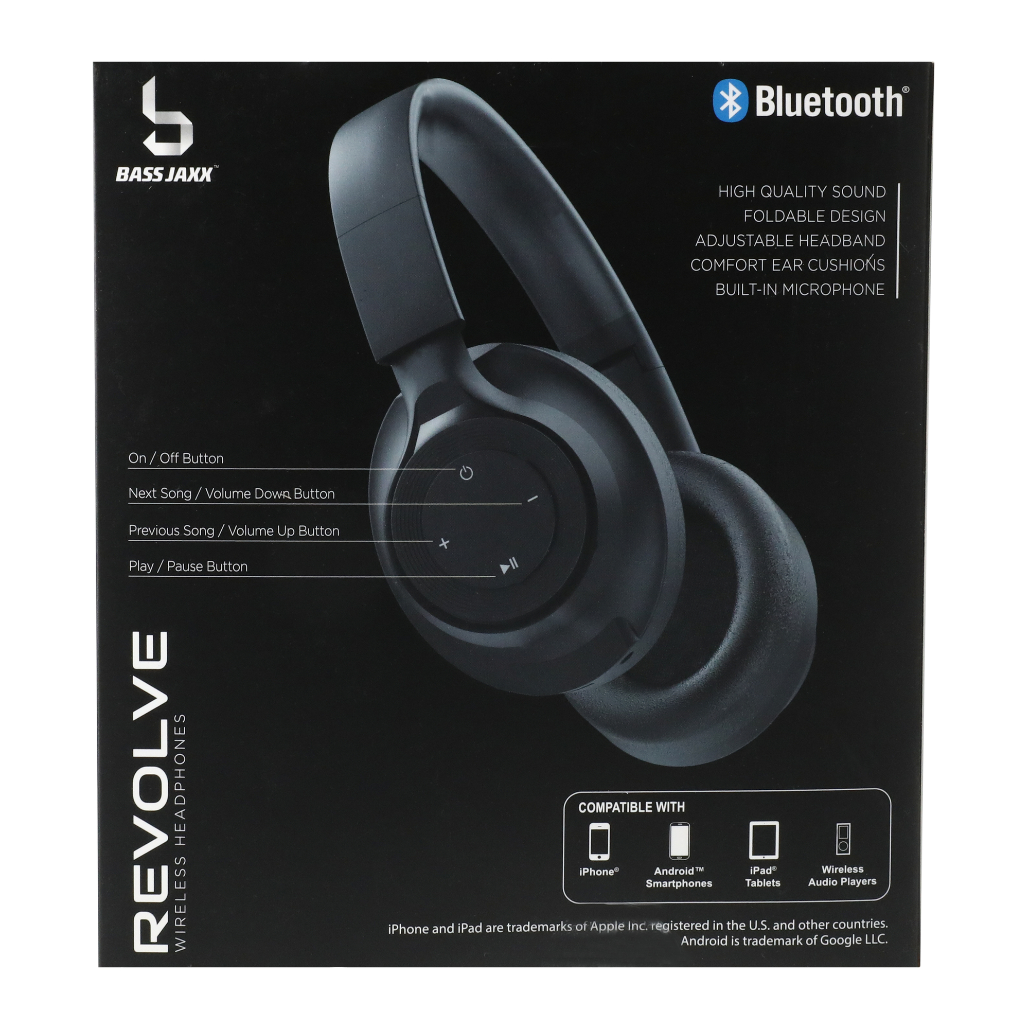 revolve bluetooth headphones with mic touch controls Five Below