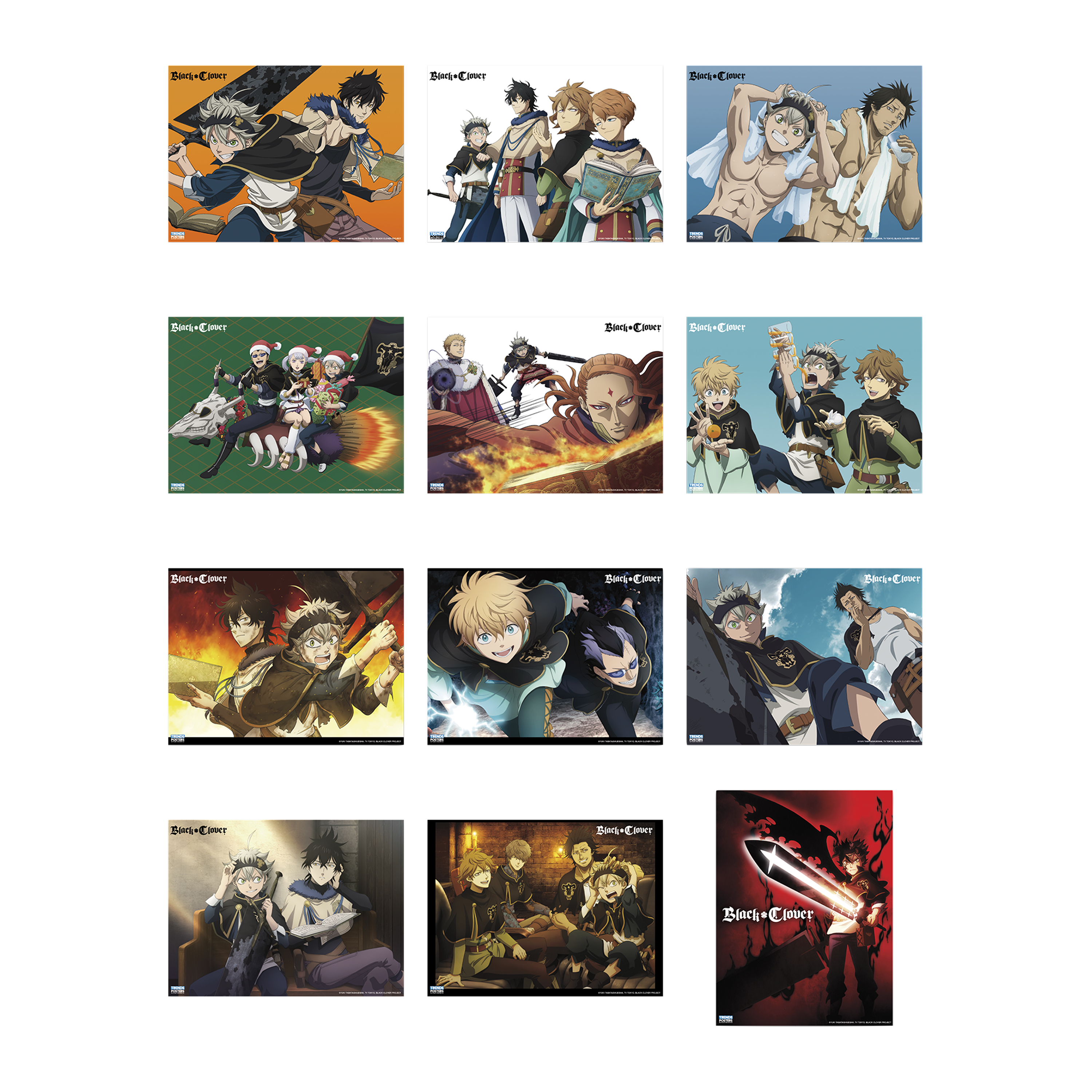 black clover poster book 11in x 8.5in | Five Below