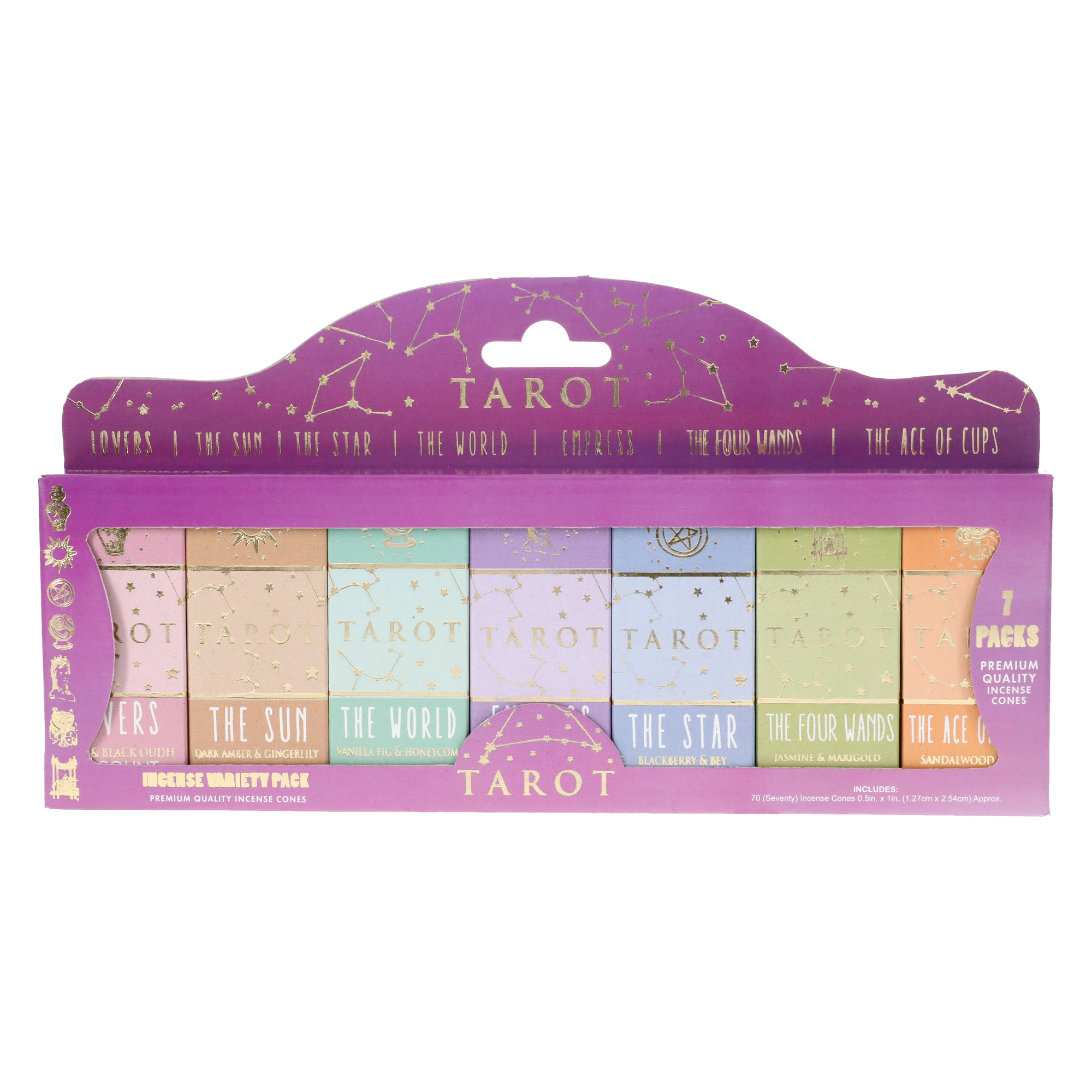tarot incense cones 70-count