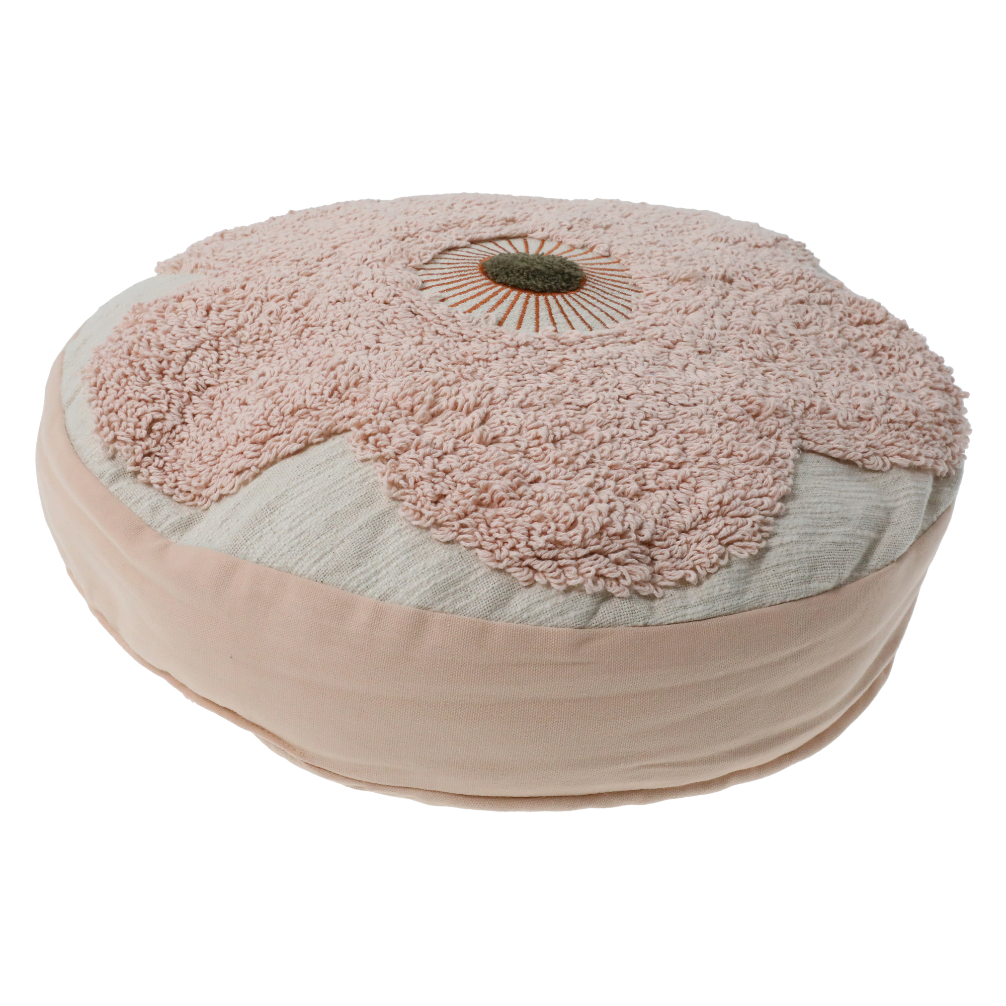 tufted meditation pillow 18in