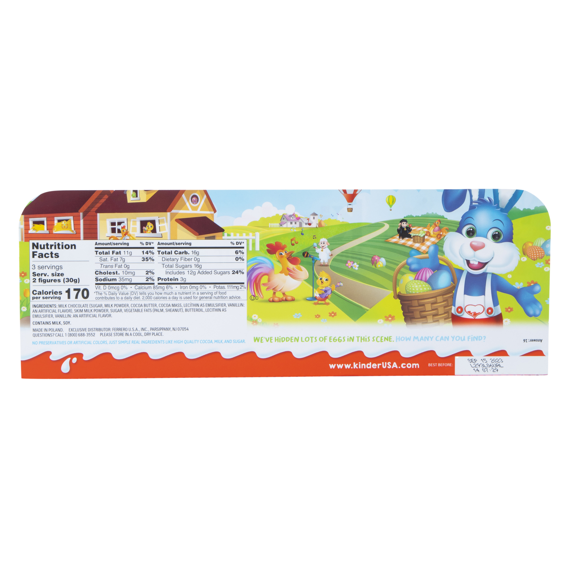 Kinder® Milk Chocolate Figures 6-Count