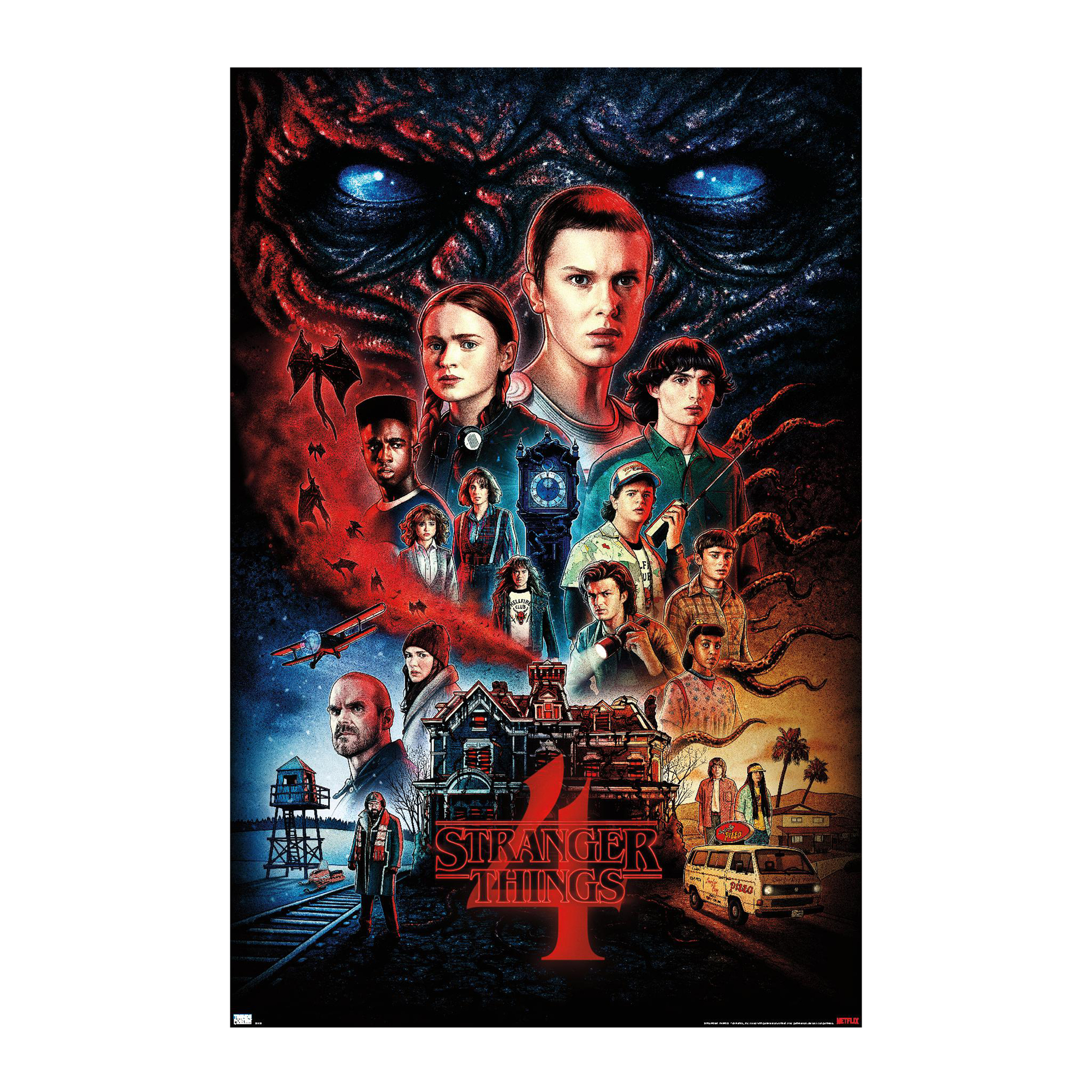 stranger things™ season 4 poster 22.375in x 34in