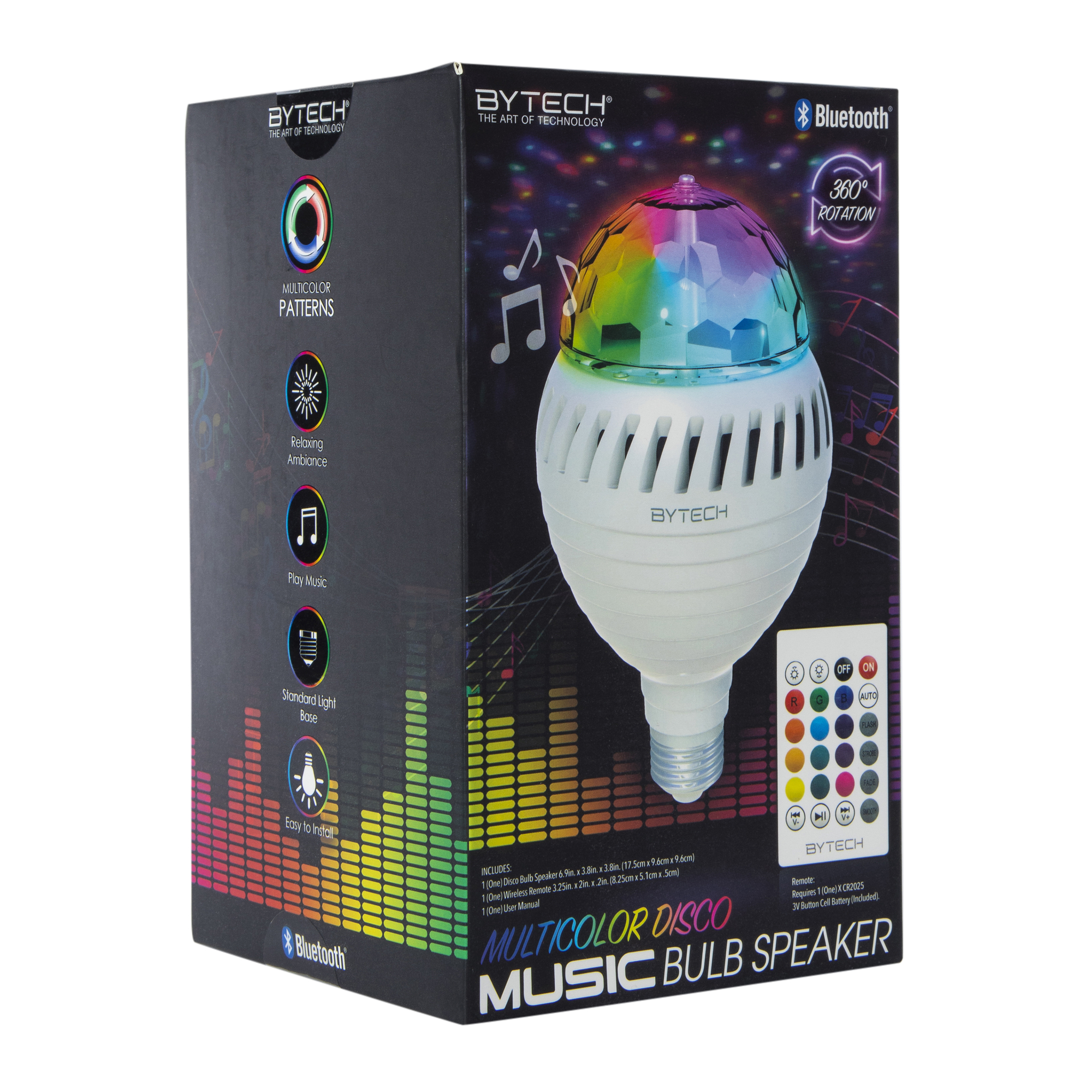rotating disco LED light bulb bluetooth® speaker Five Below