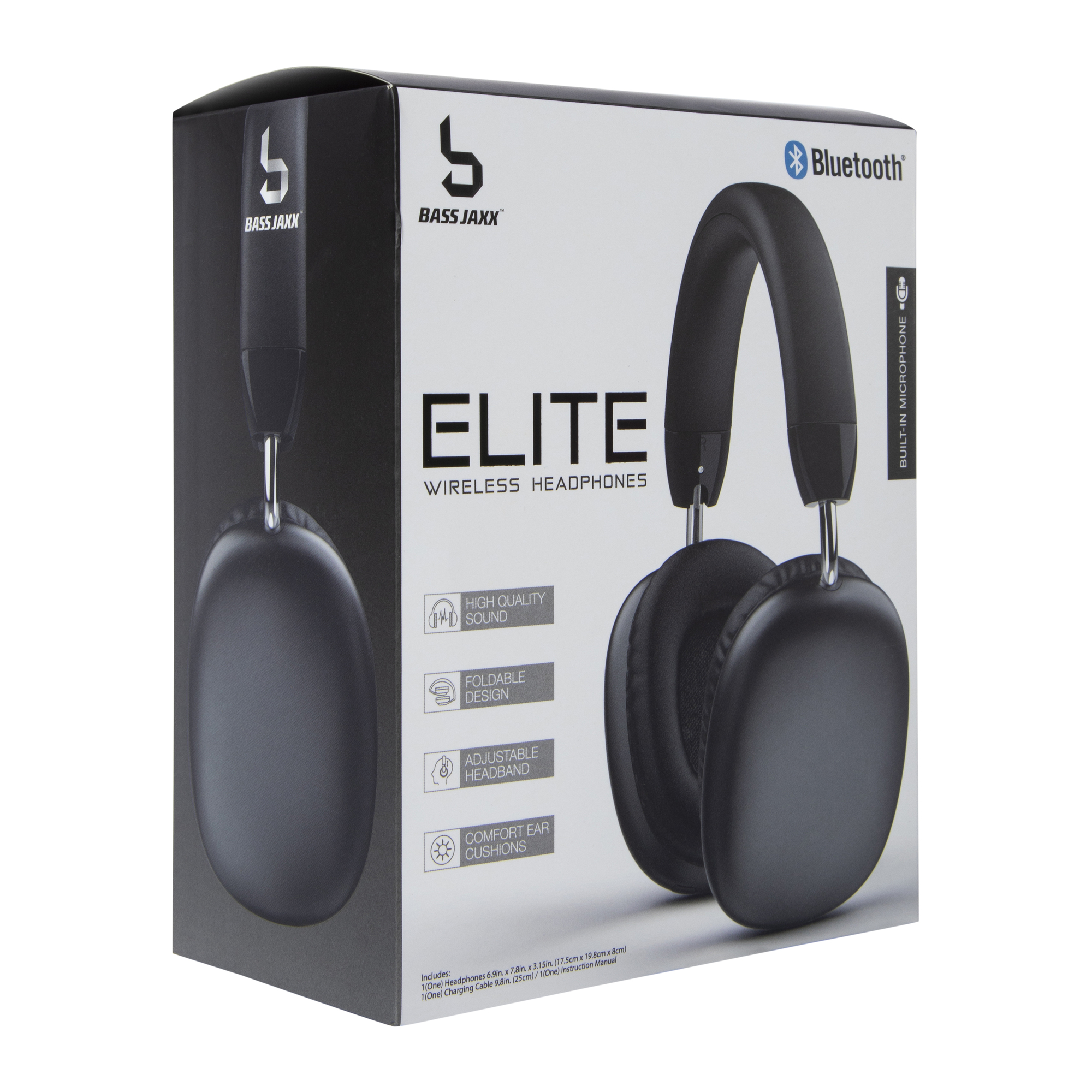 bluetooth® elite cushioned wireless headphones with mic