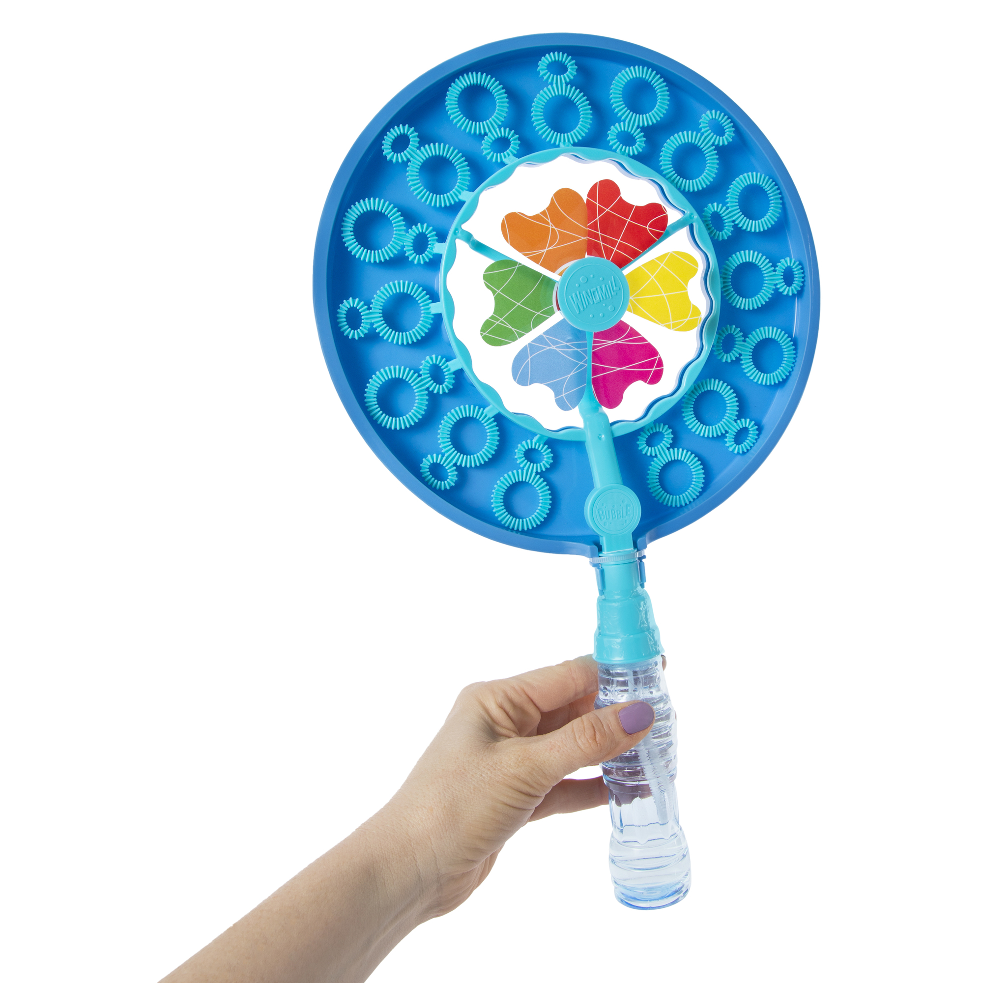 high five® windmill bubble wand & solution