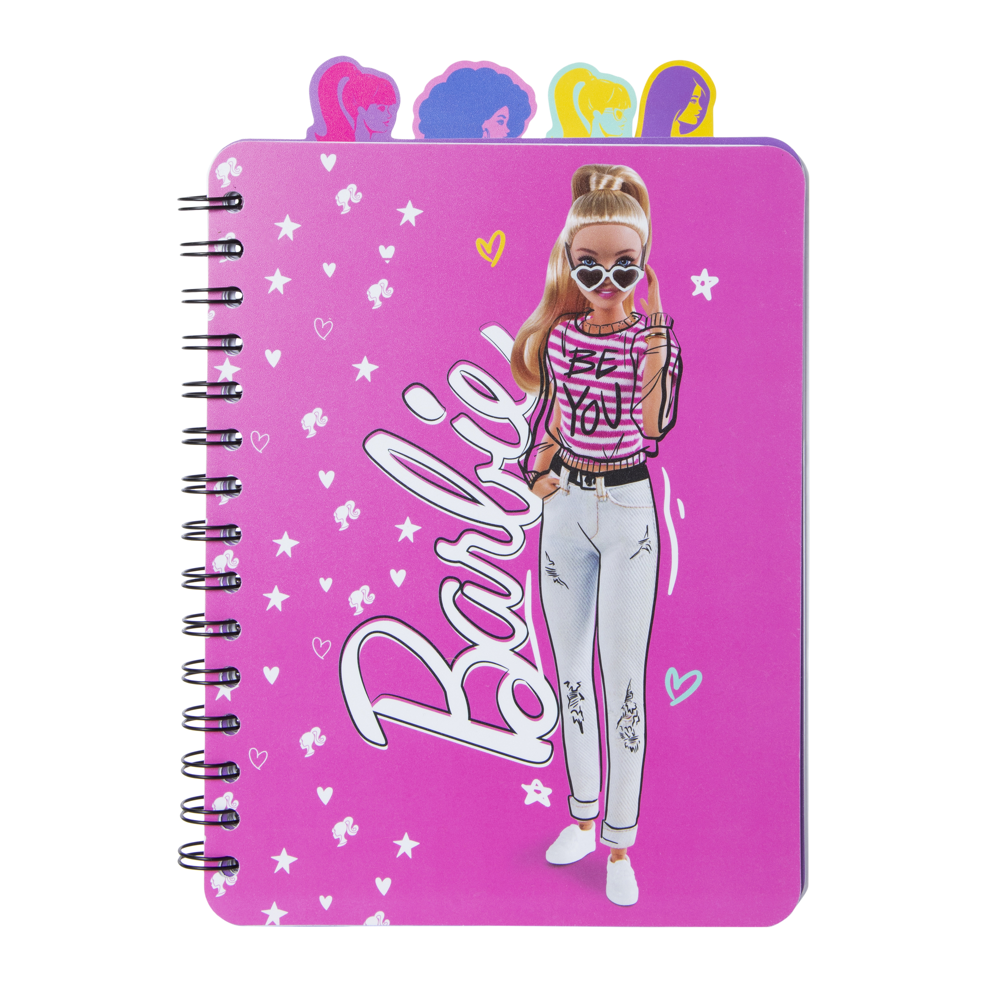 character tab spiral journal 9in x 6in