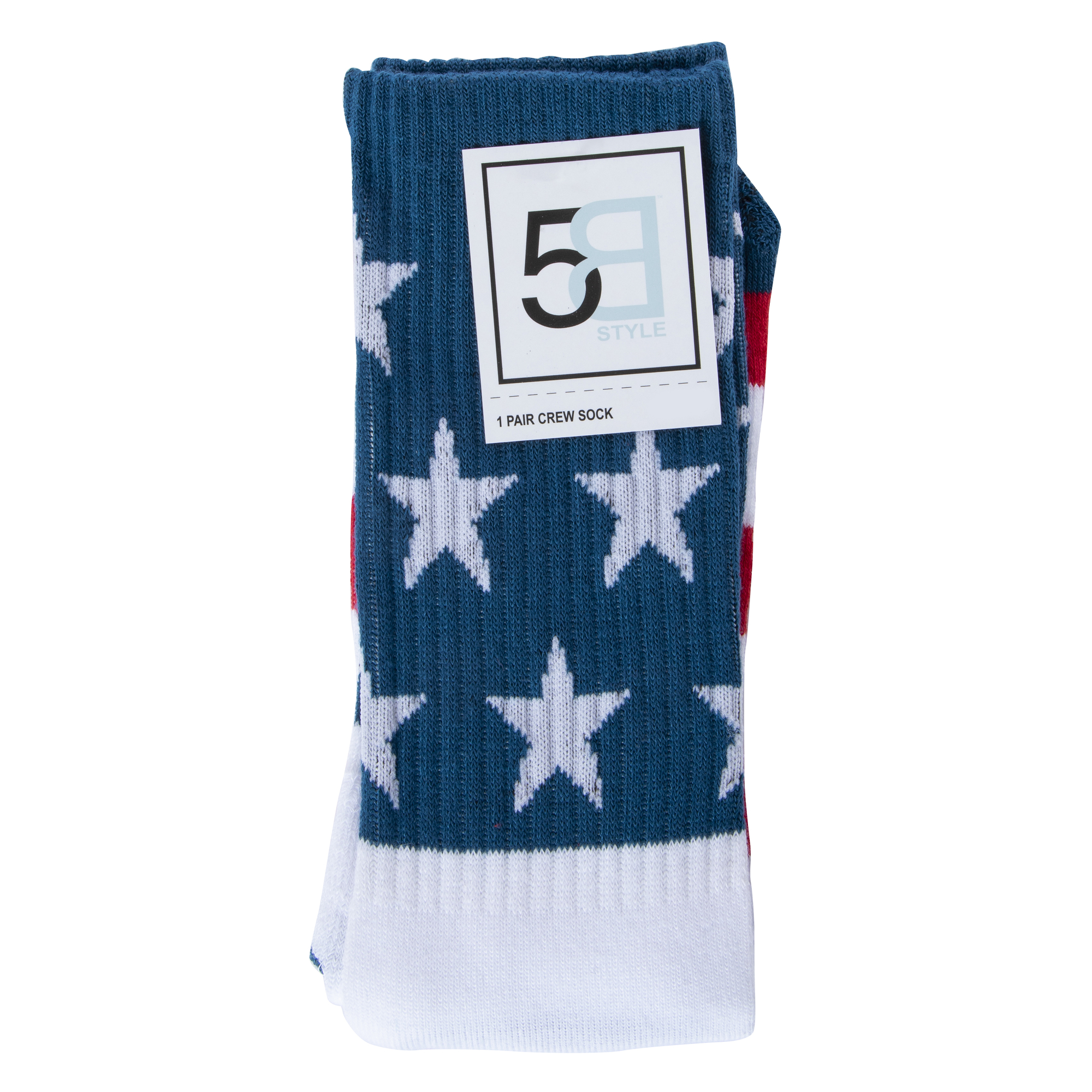 Americana Mens Crew Socks, 1 Pair