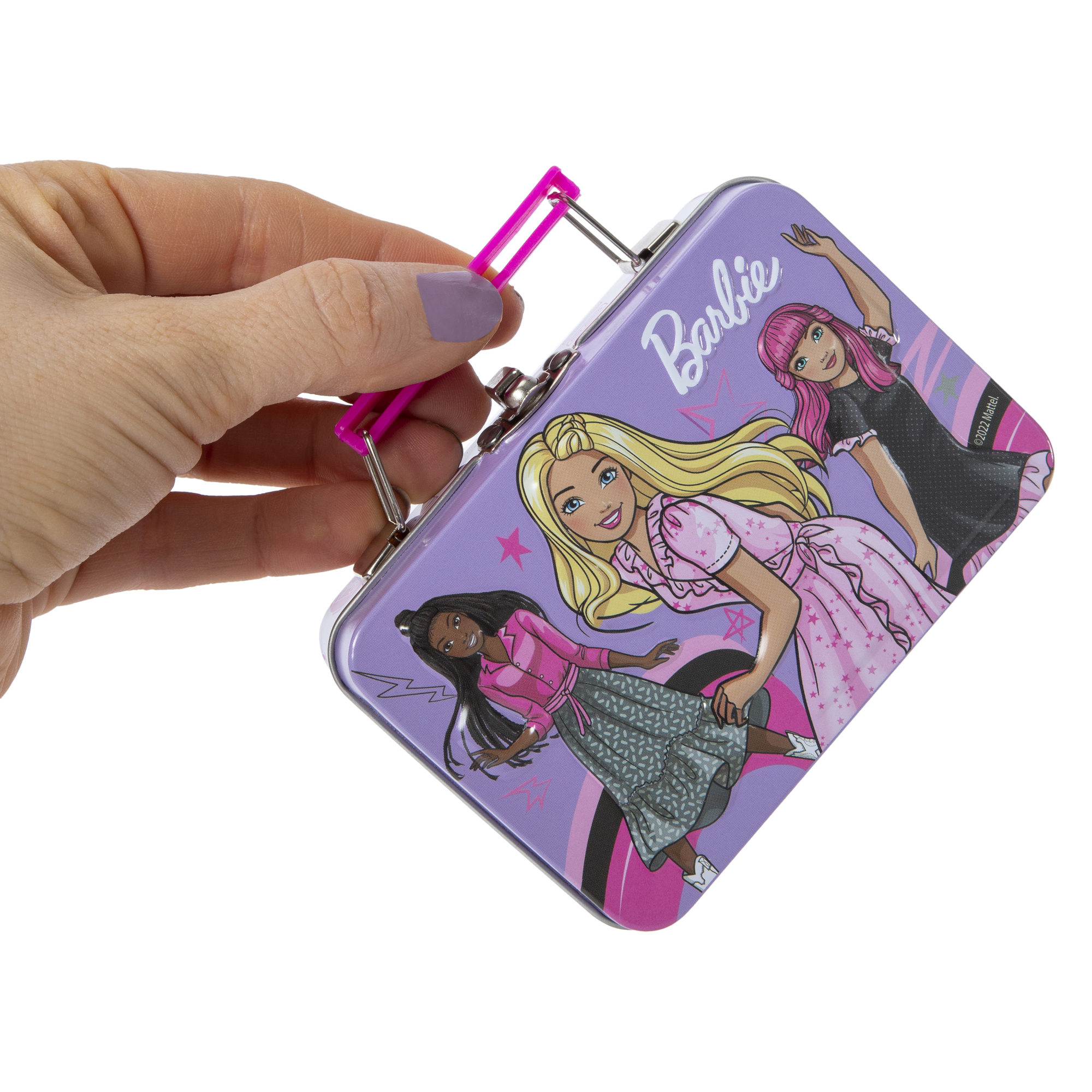 barbie™ flavored lip balm set with collectible tin