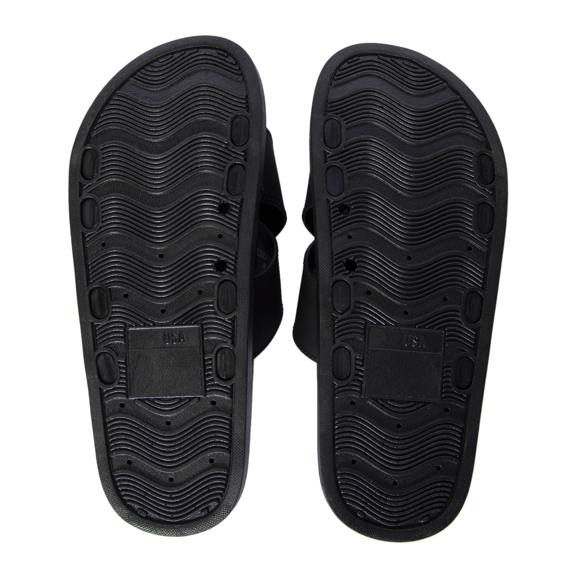 ladies black x-band sandals