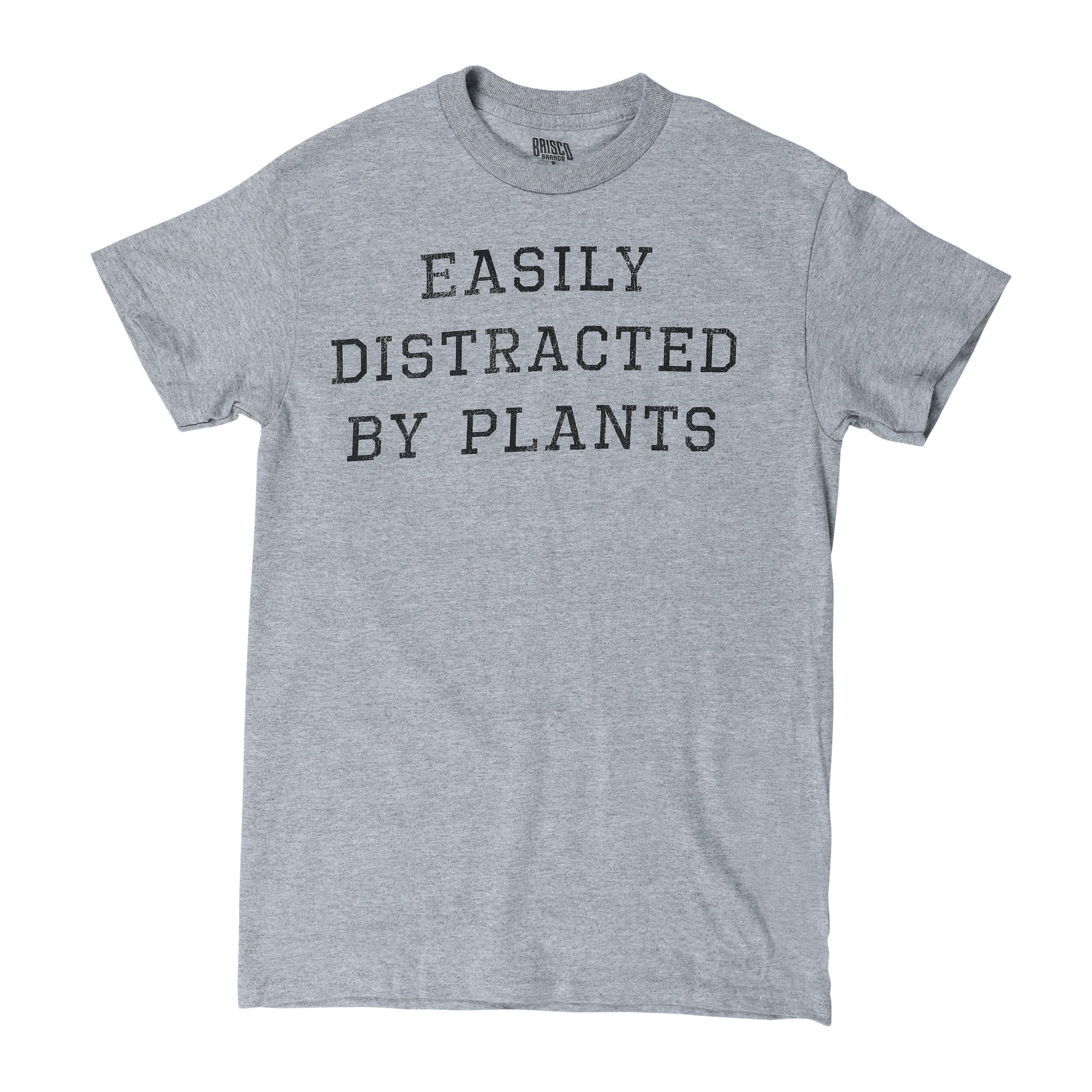 'easily distracted by plants’ graphic tee