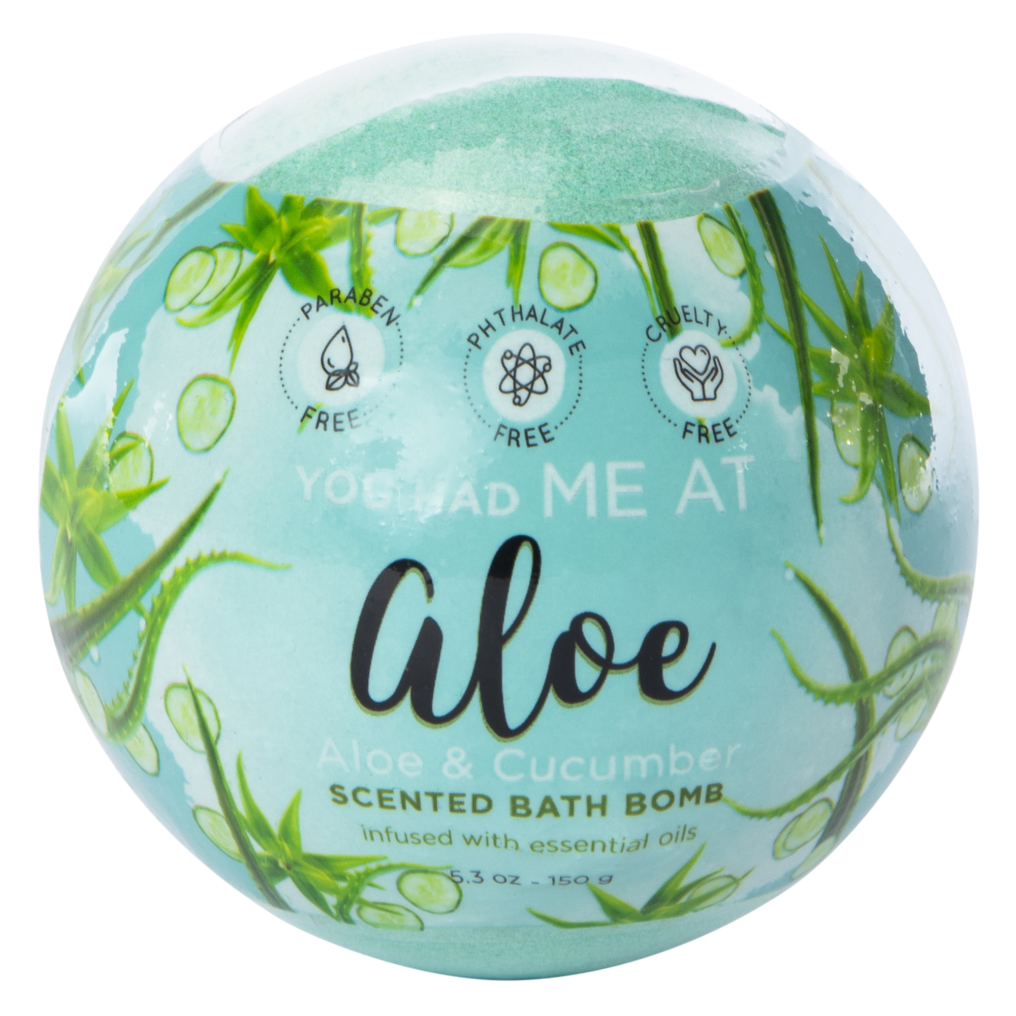 essential oil infused round bath fizzer