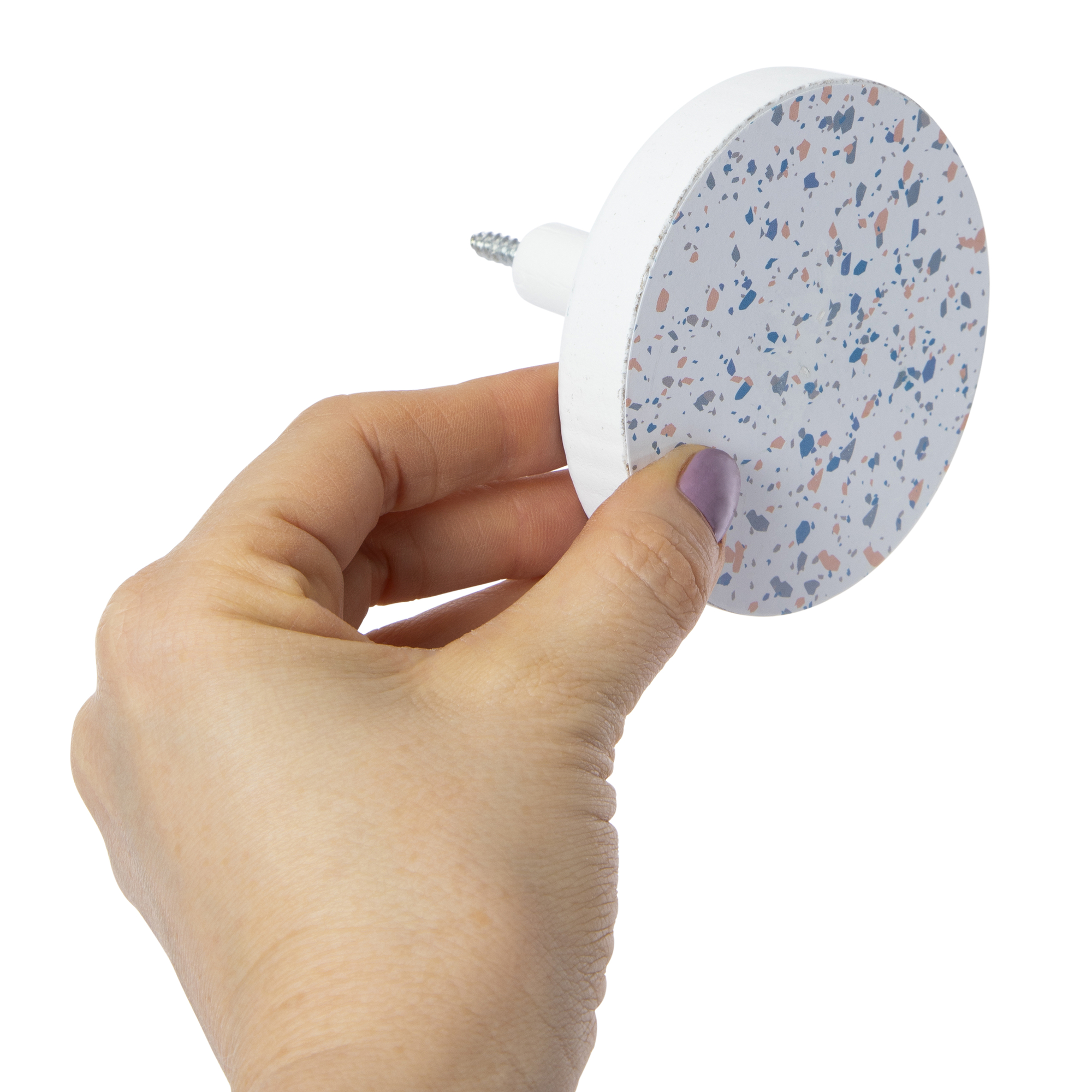 terrazzo wall hooks 4-pack