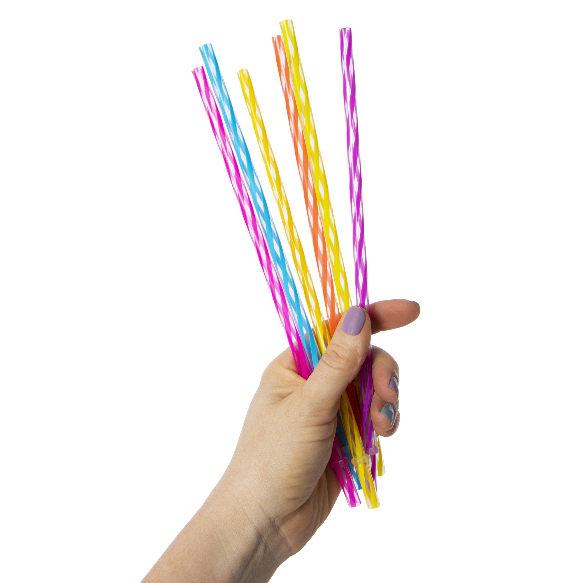patterned straws 6-count