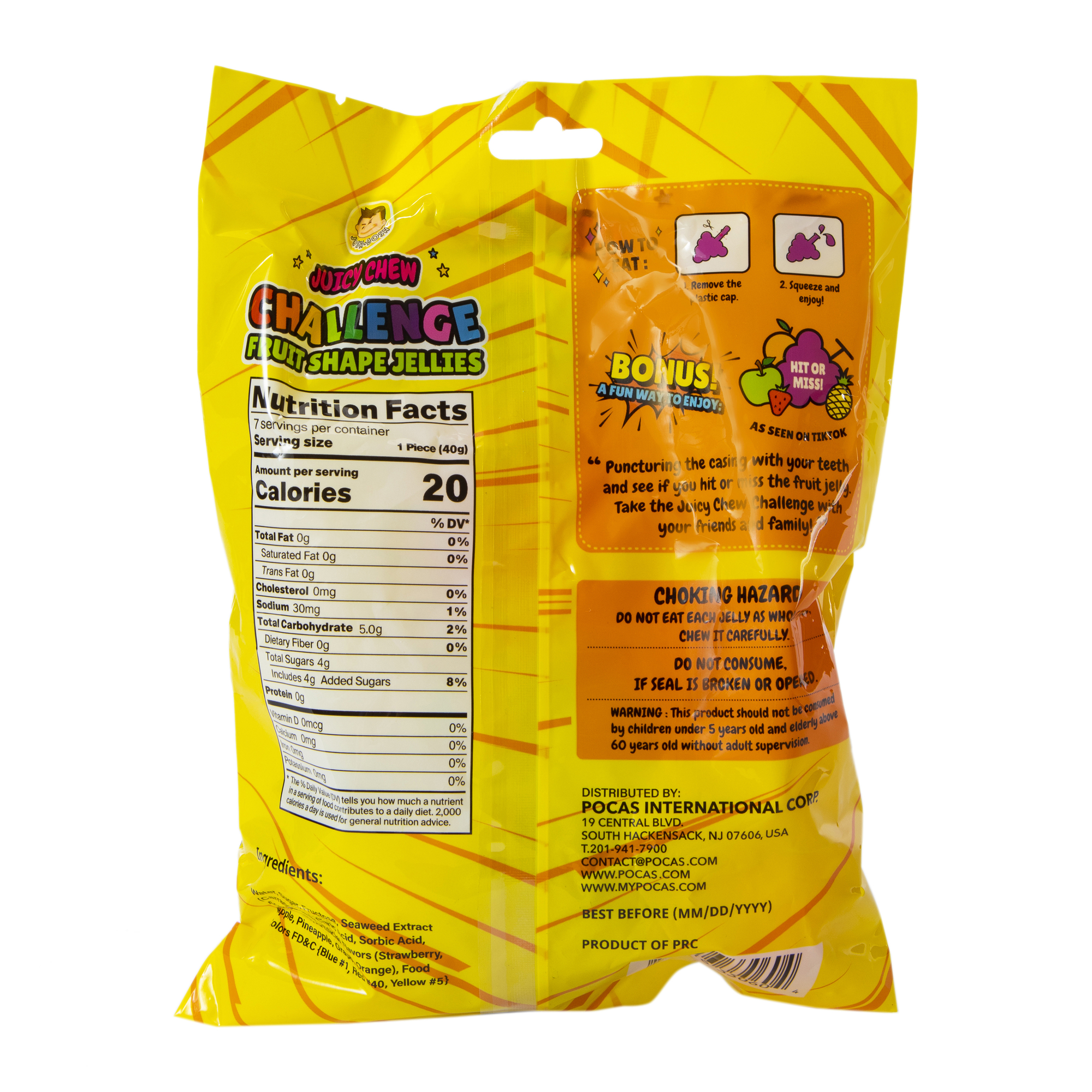 juicy chew challenge fruit shaped jellies 9.85oz | Five Below