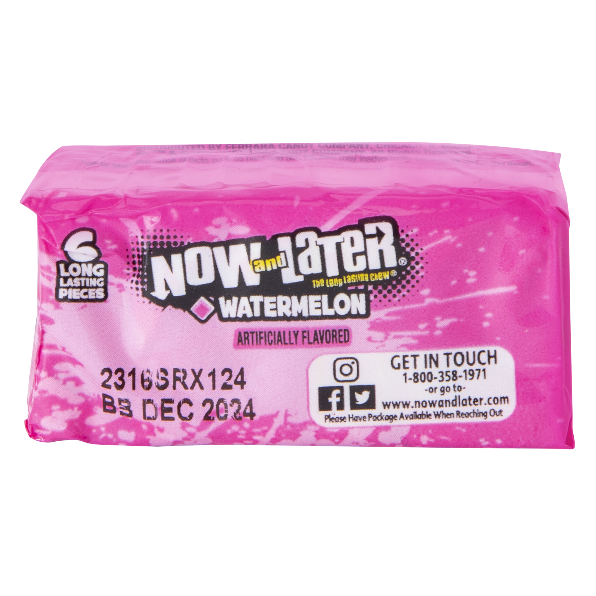 now & later® watermelon chew candy
