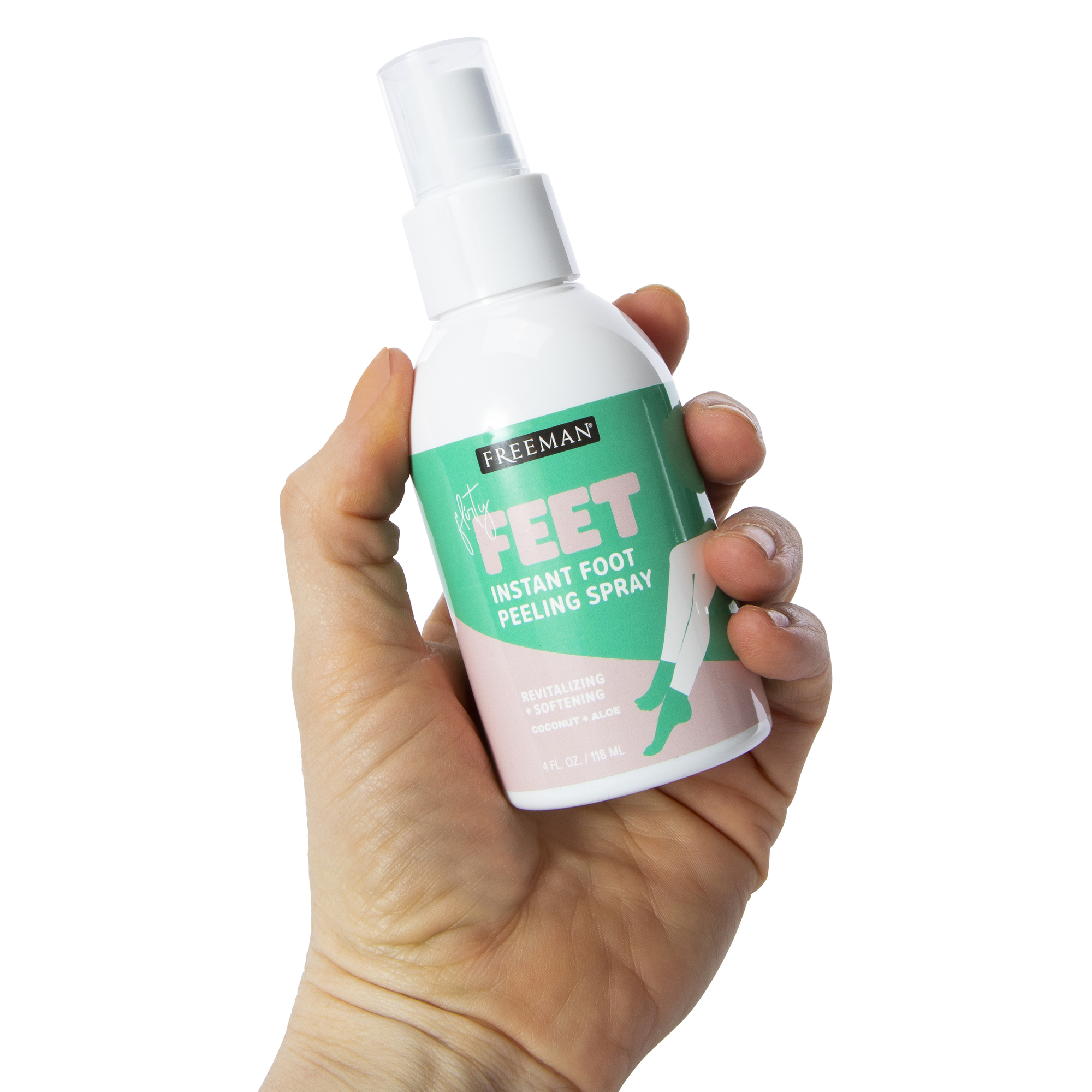 freeman® flirty feet instant foot peeling spray 4oz
