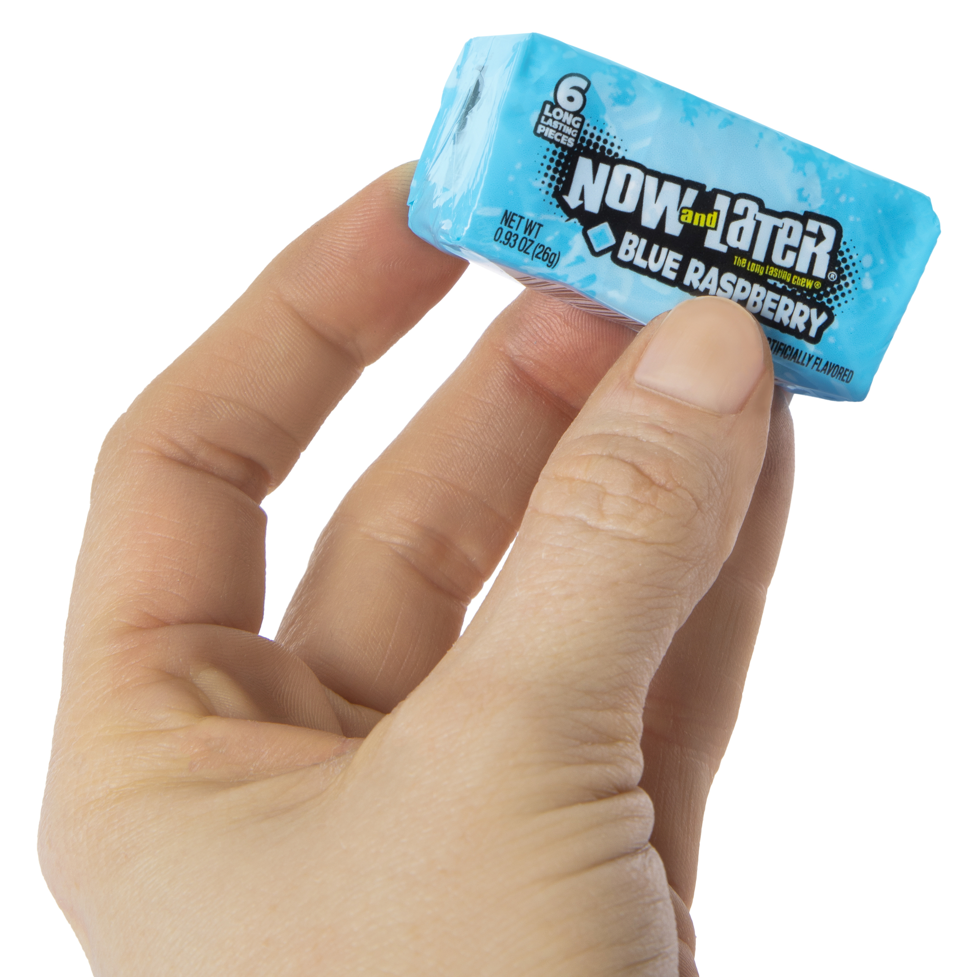 now & later® blue raspberry chew candy