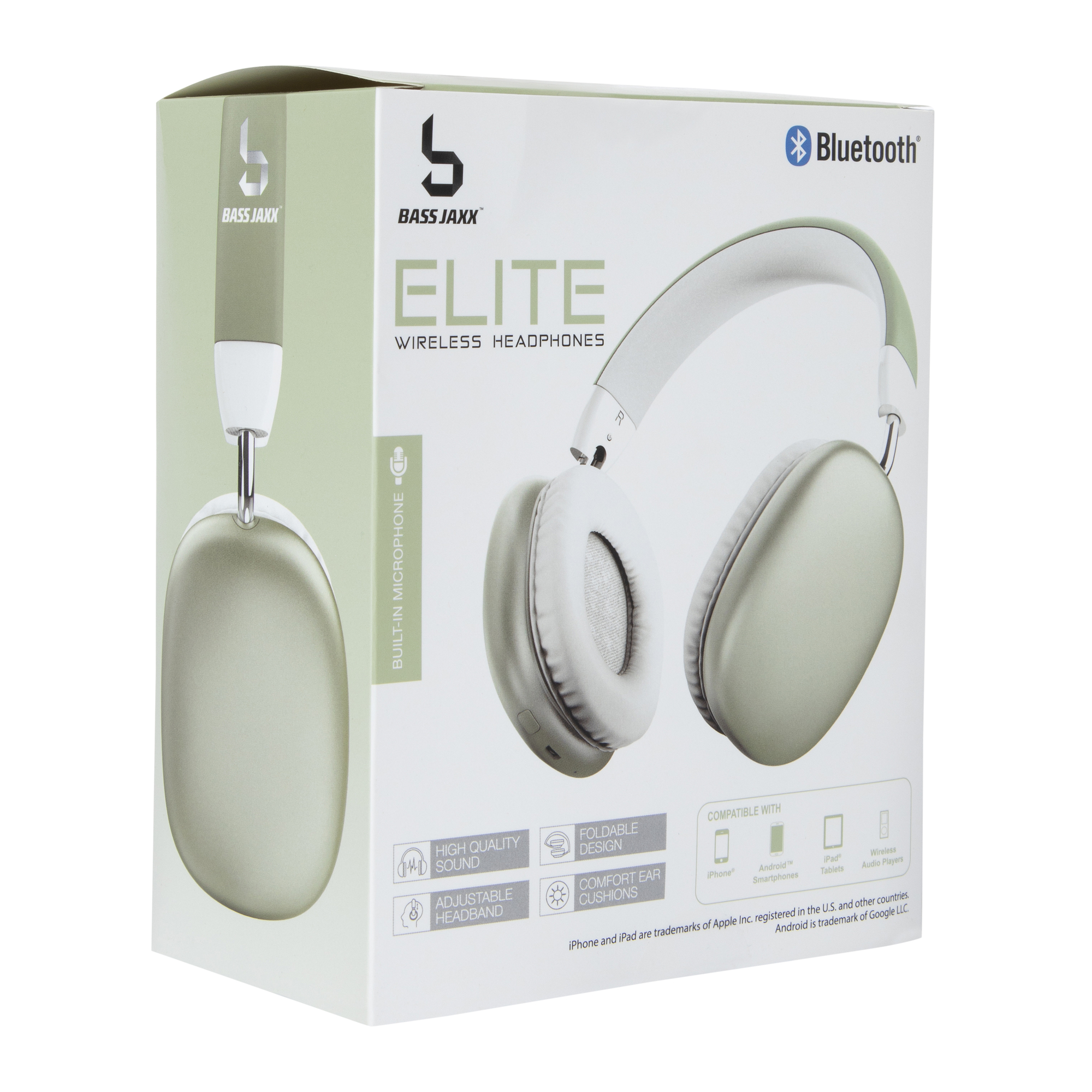 bluetooth elite cushioned wireless headphones with mic