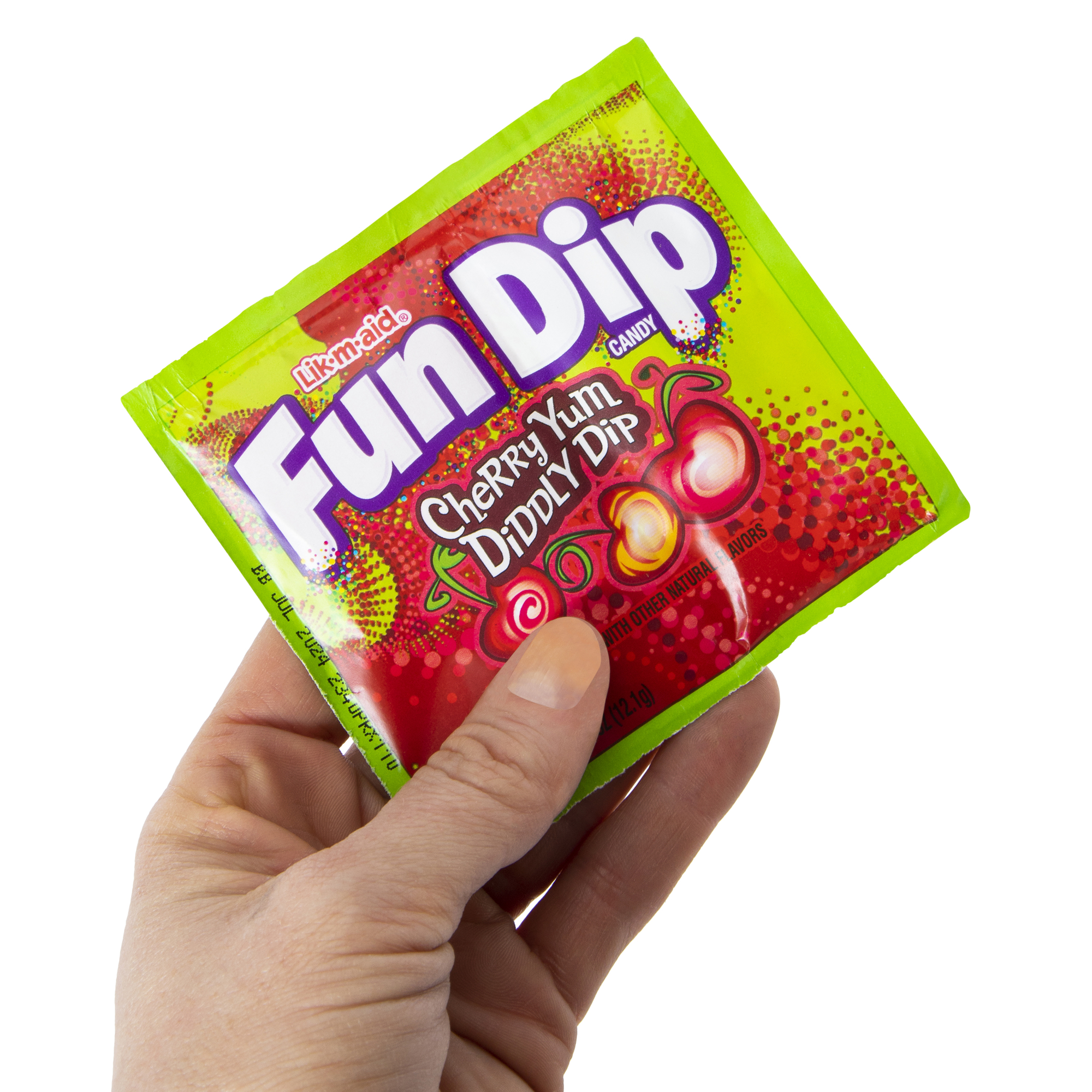 fun dip® cherry yum diddly dip candy 0.43oz