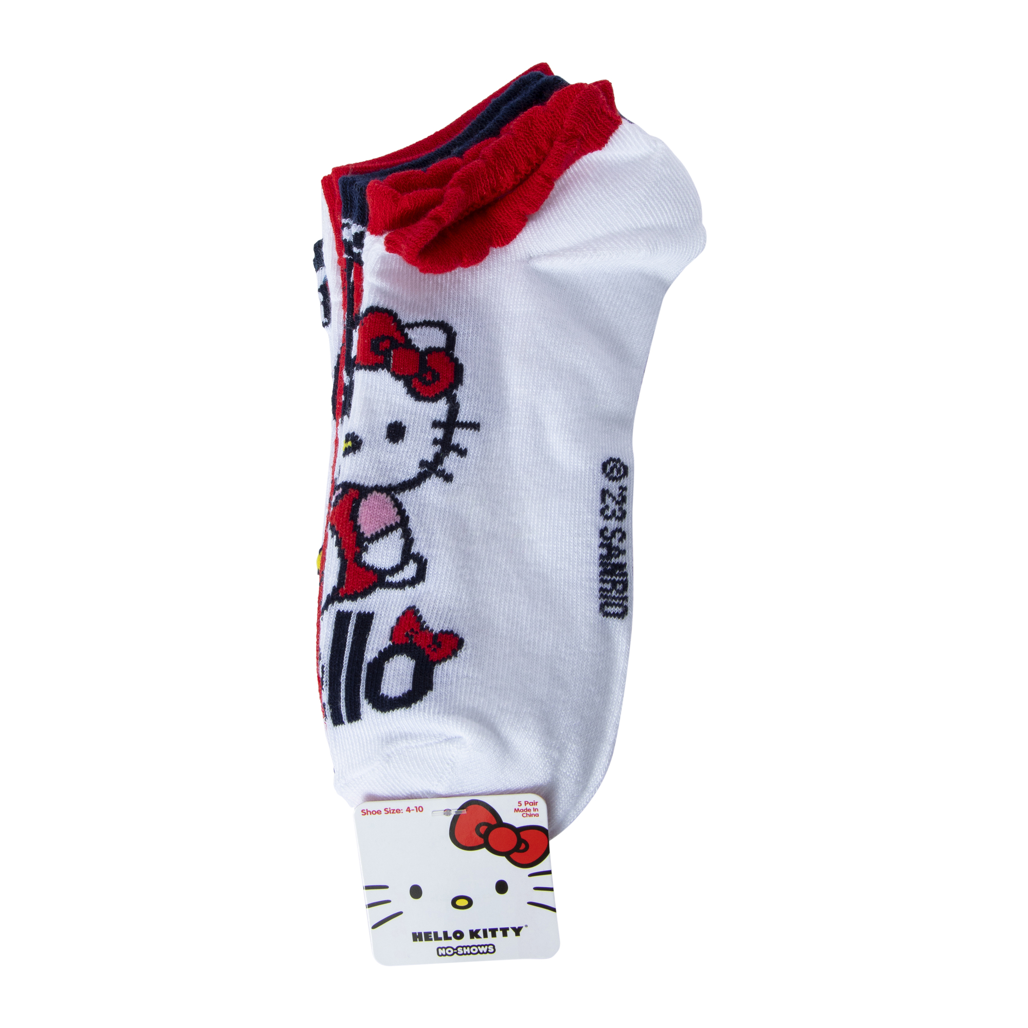 hello kitty® ladies ankle socks 5-pack