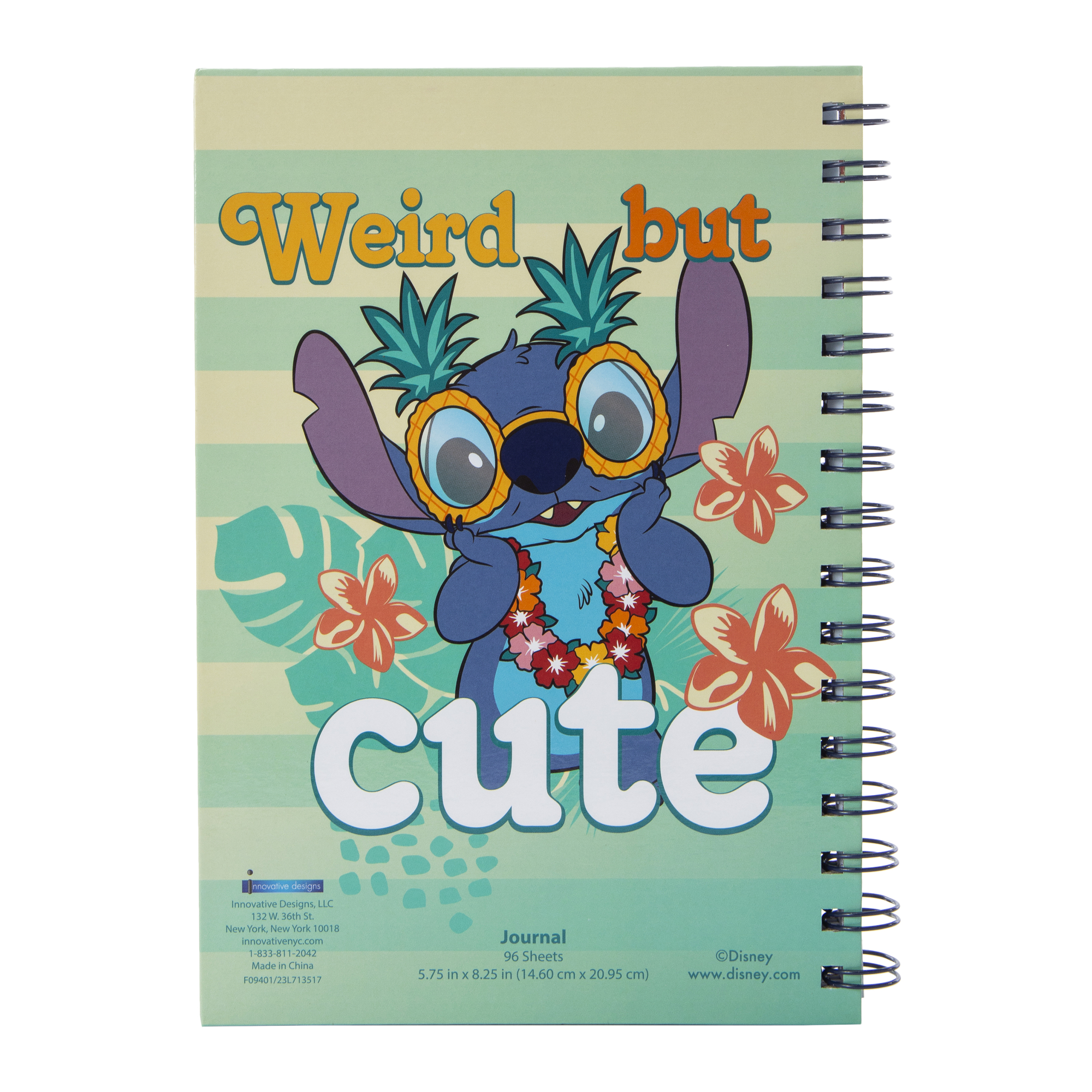 Lilo & Stitch squishy journal 5.75in x 8.25in