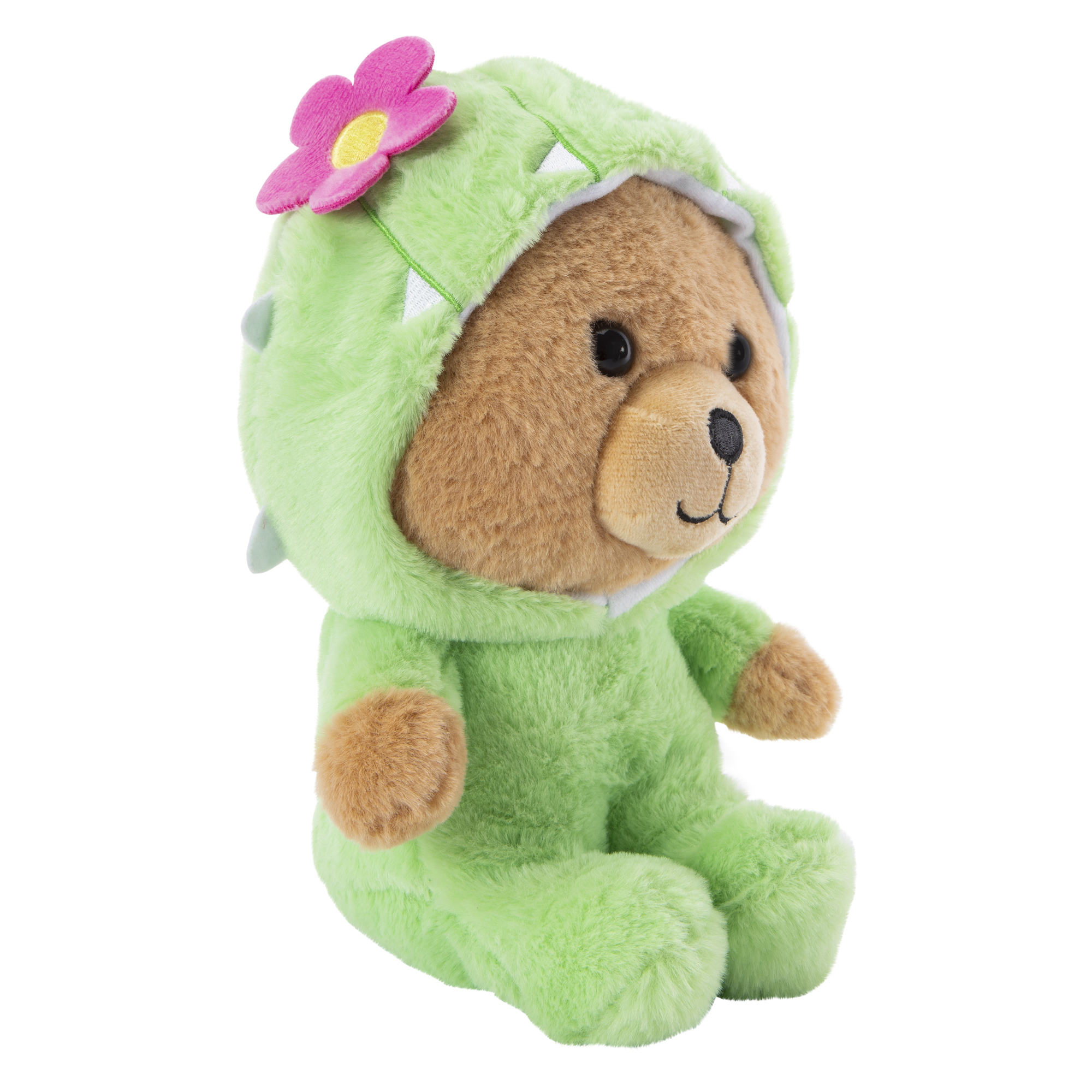hooded stuffed bear plush 9in Five Below
