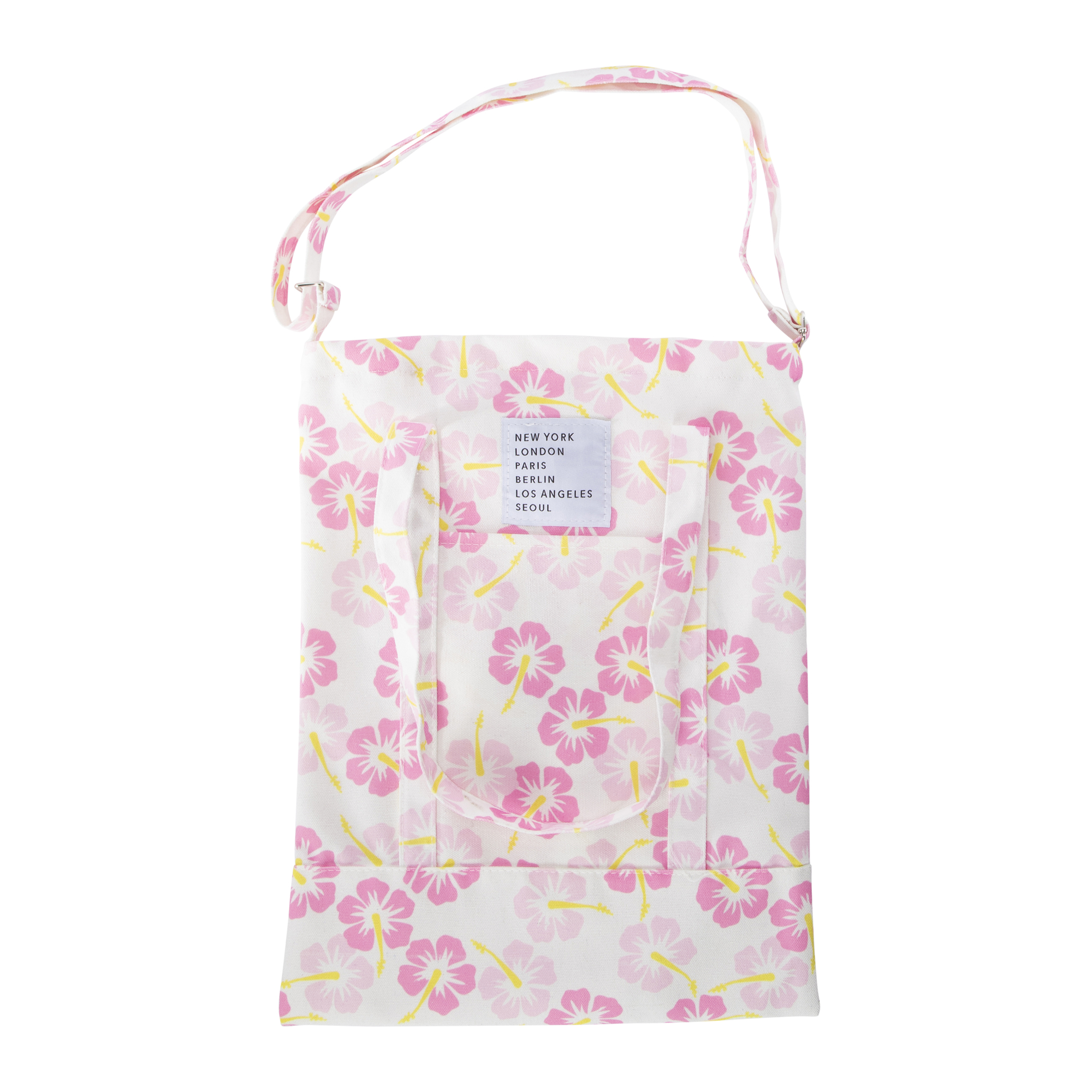 printed cotton canvas tote bag 17in x 13in Five Below