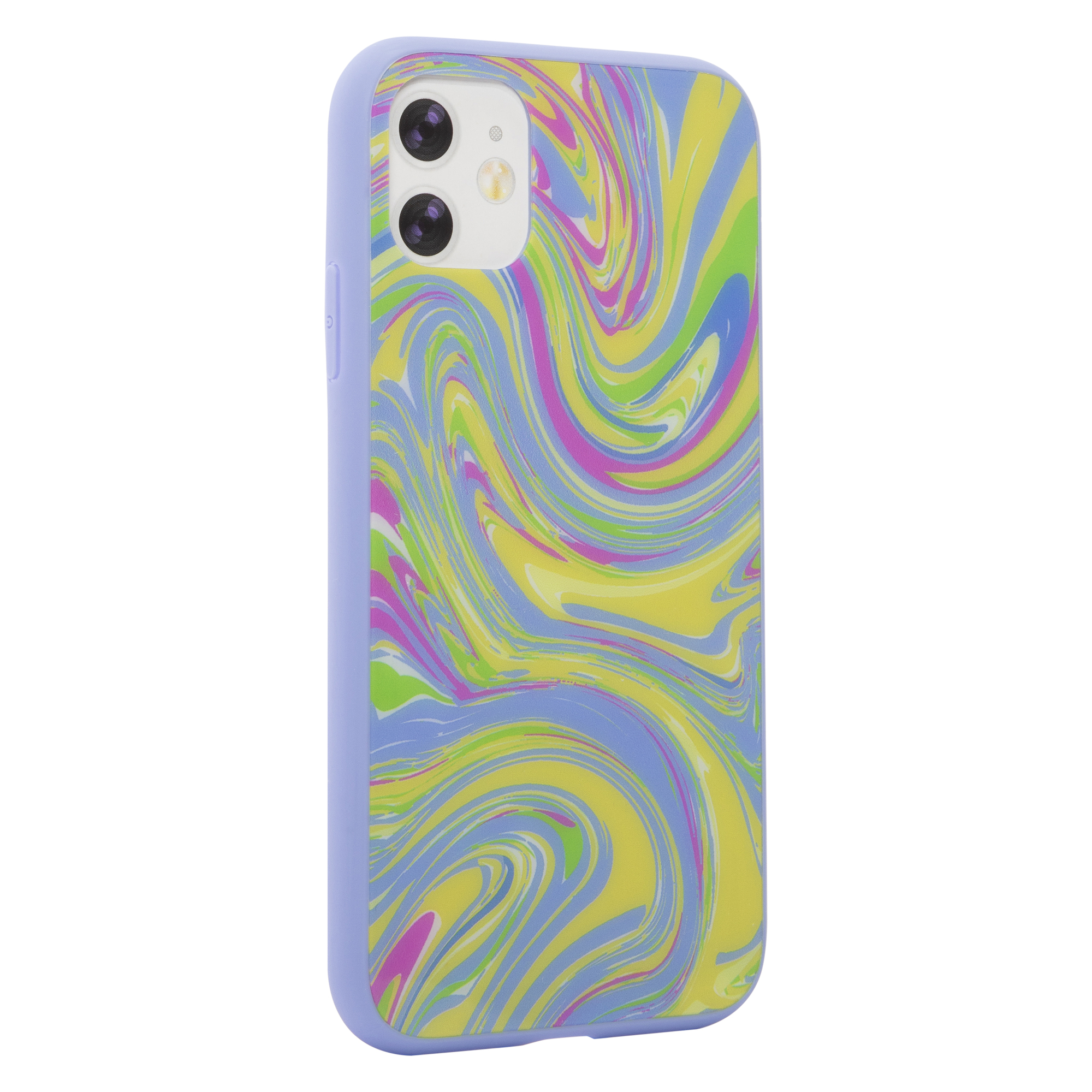 iPhone 11 XR tempered glass printed phone case