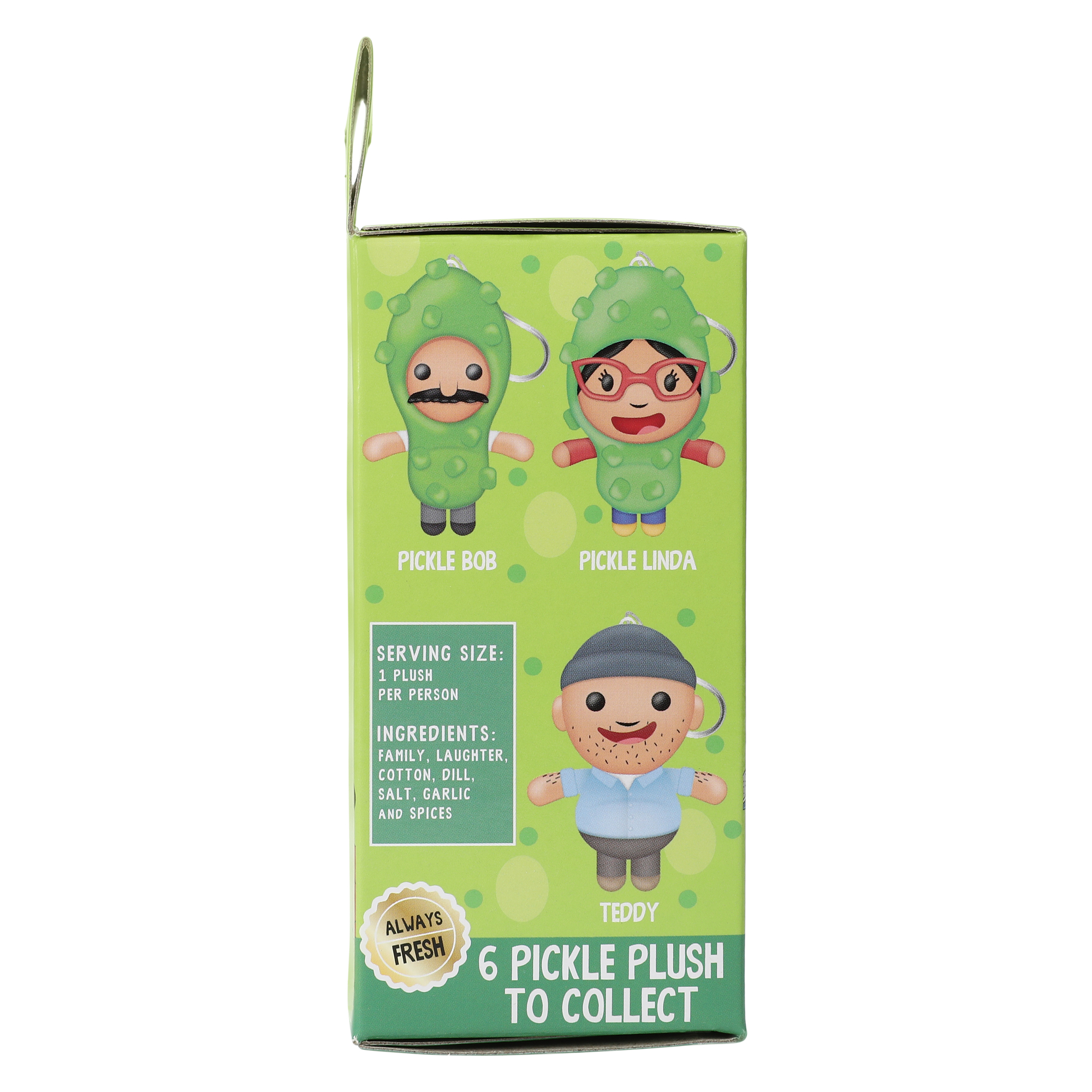 bob's burgers™ series 3 pickle plush danglers blind box