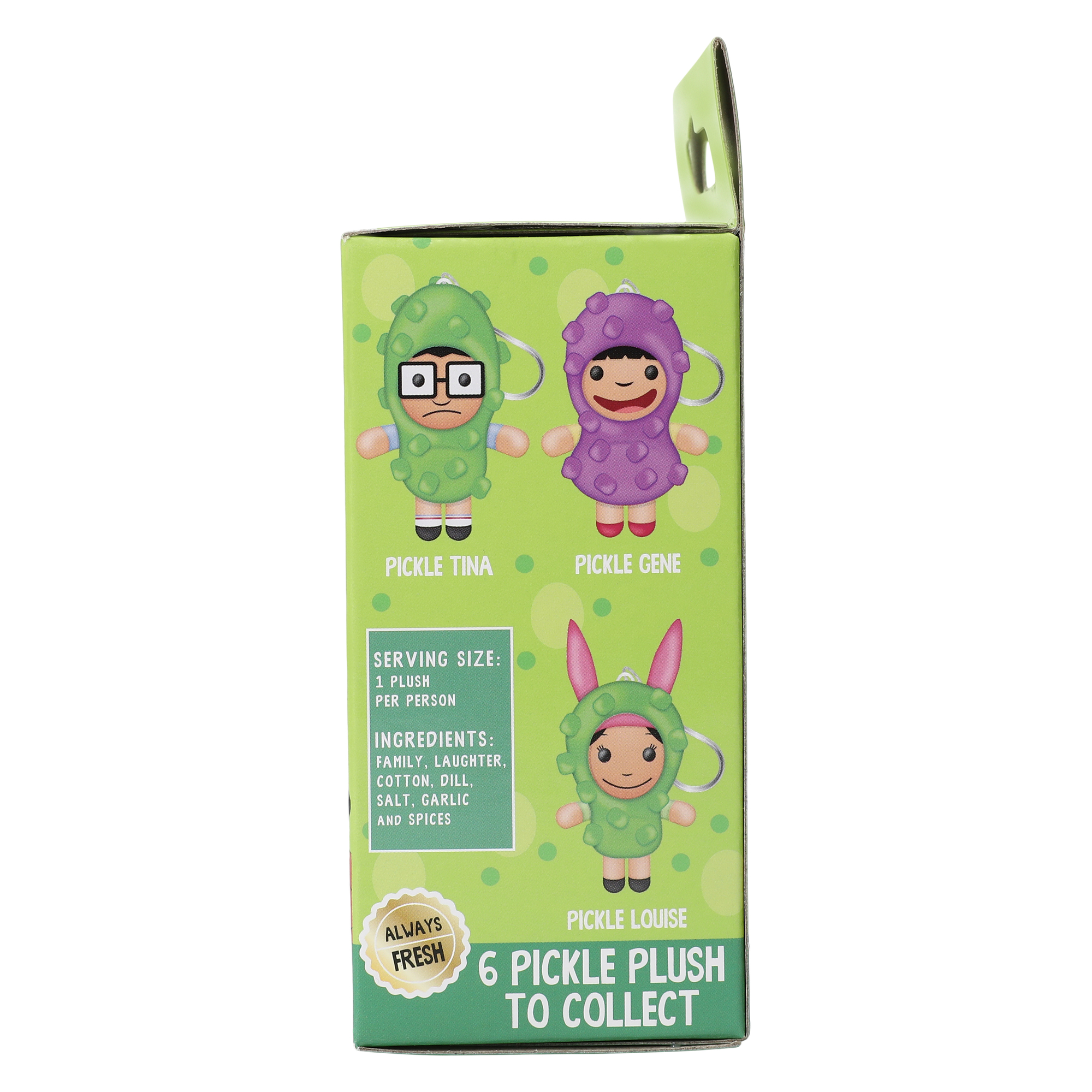 bob's burgers™ series 3 pickle plush danglers blind box