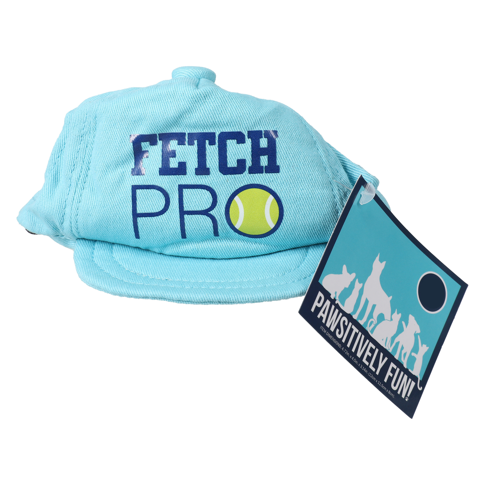 blue pet baseball cap