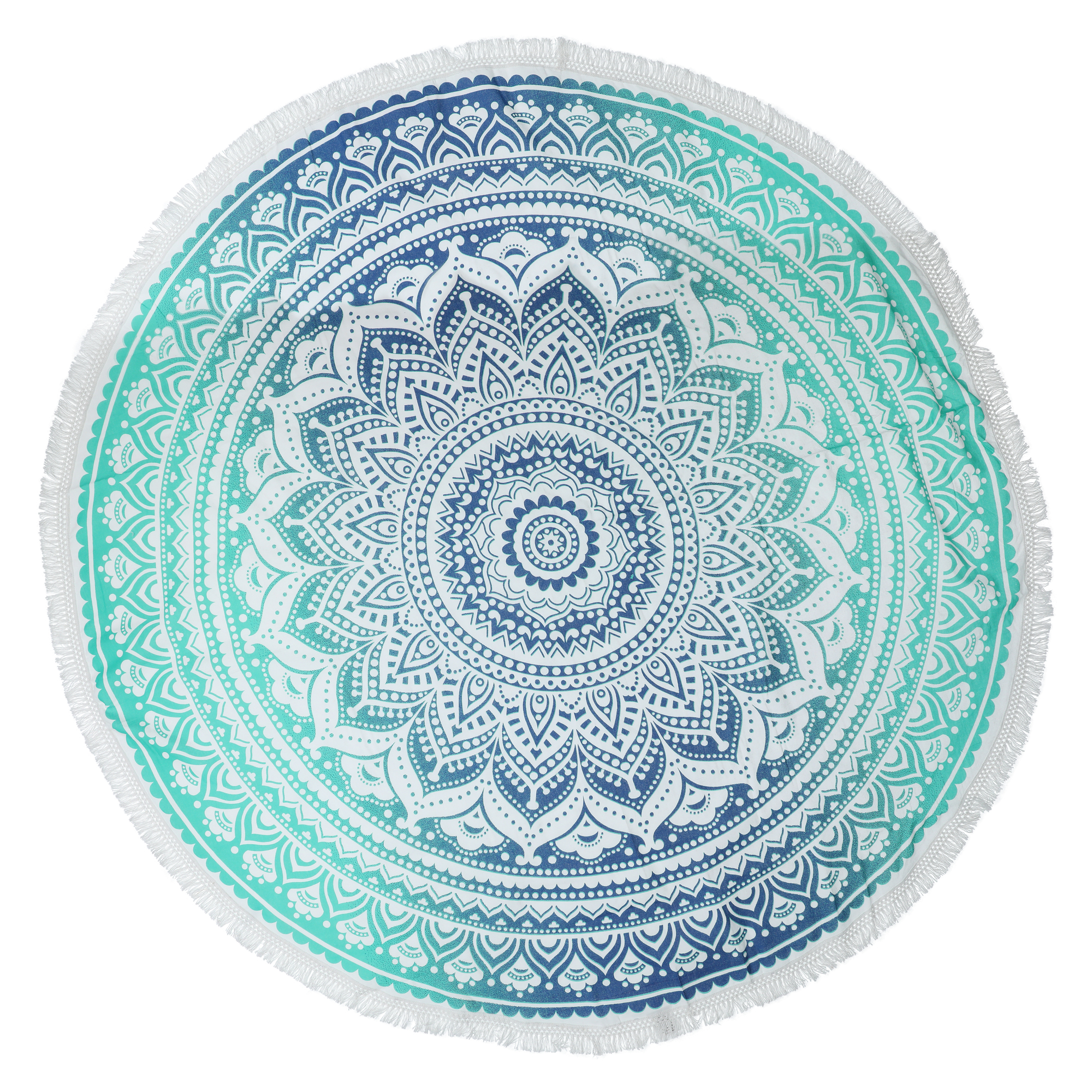 round fringe festival blanket 57in