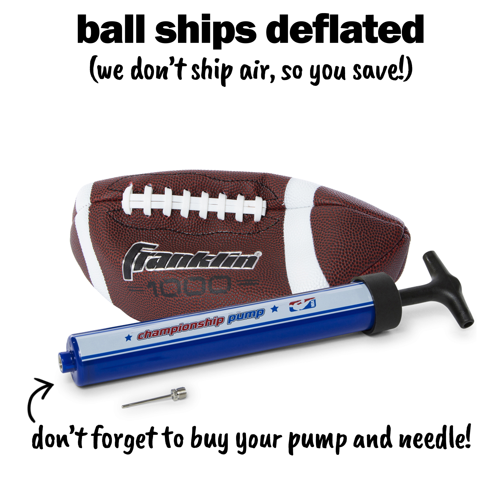 Franklin® Grip-Rite Football Official Junior Size 10in