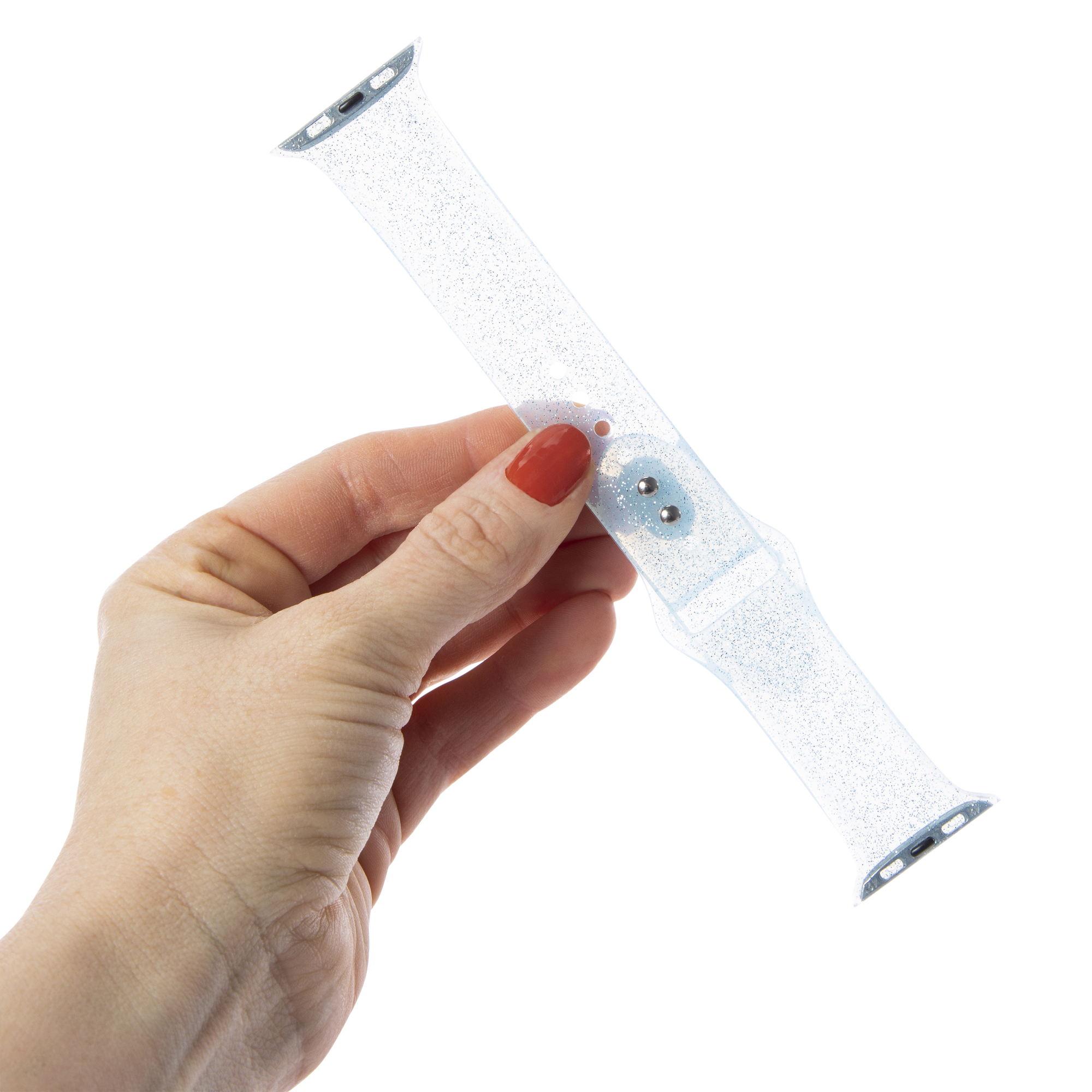 glitter silicone watchband for Apple Watch® 44mm/45mm