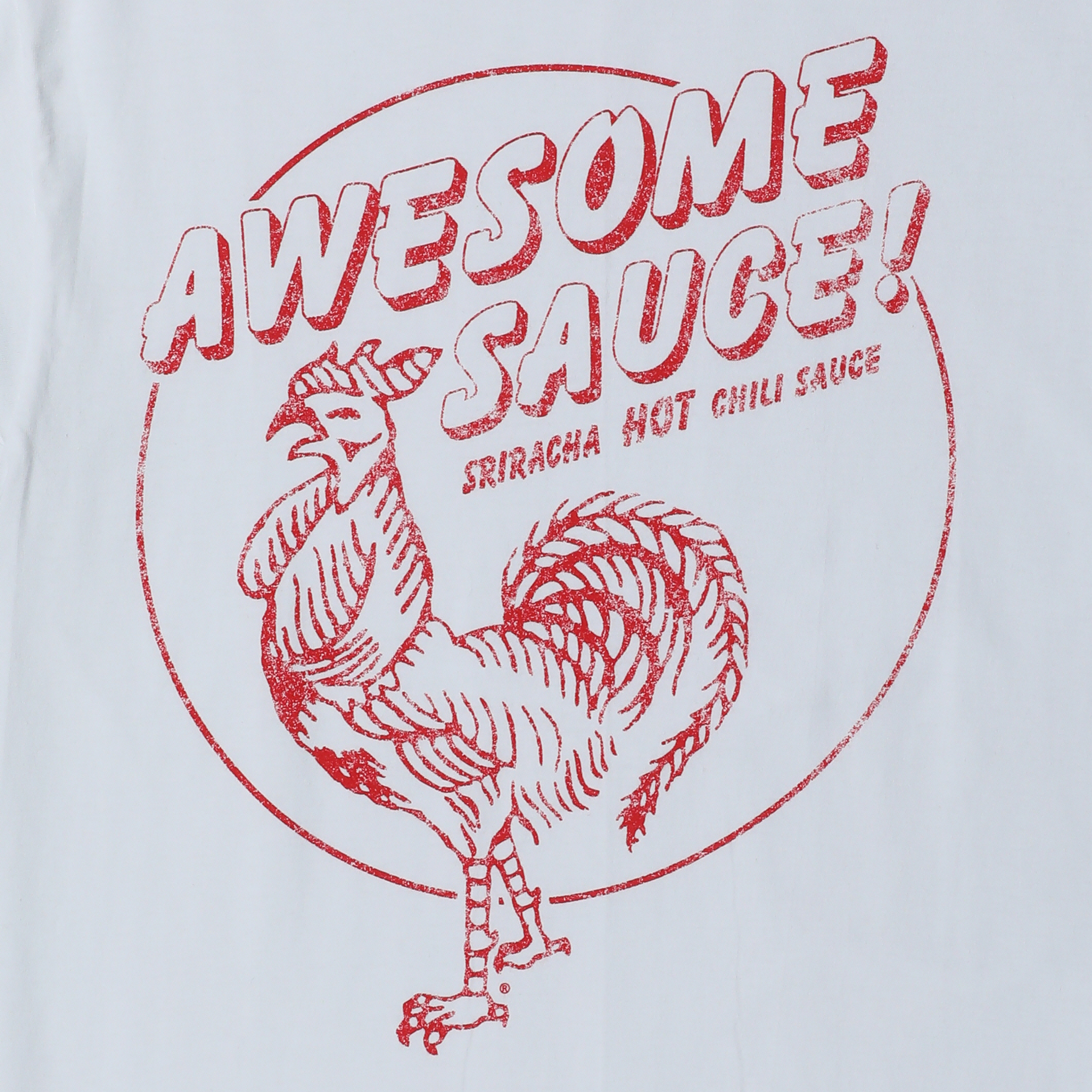 'awesome sauce! sriracha hot chili sauce’ graphic tee