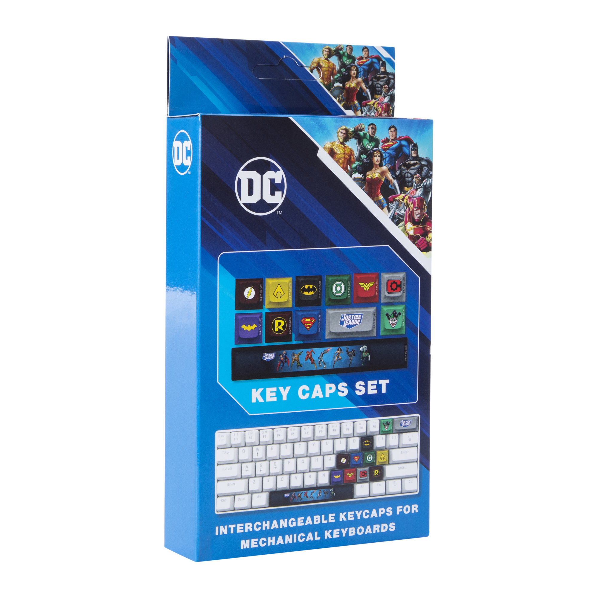 dc comics™ keyboard keycaps 12-count
