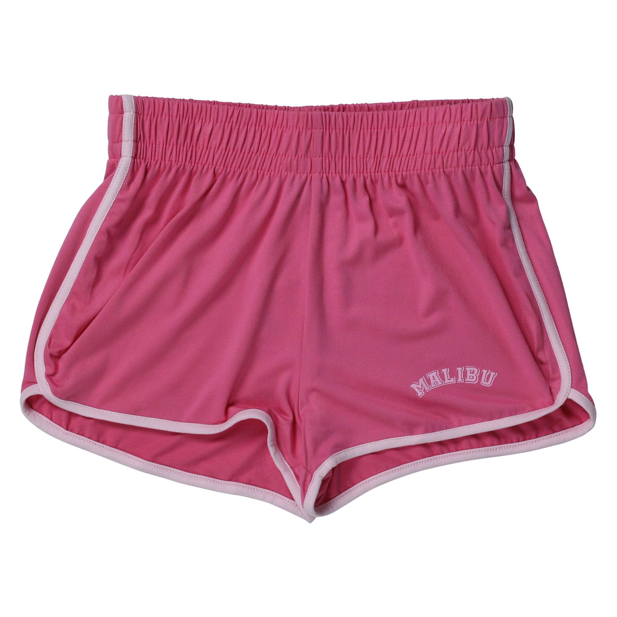 pink 'malibu' graphic dolphin shorts | Five Below