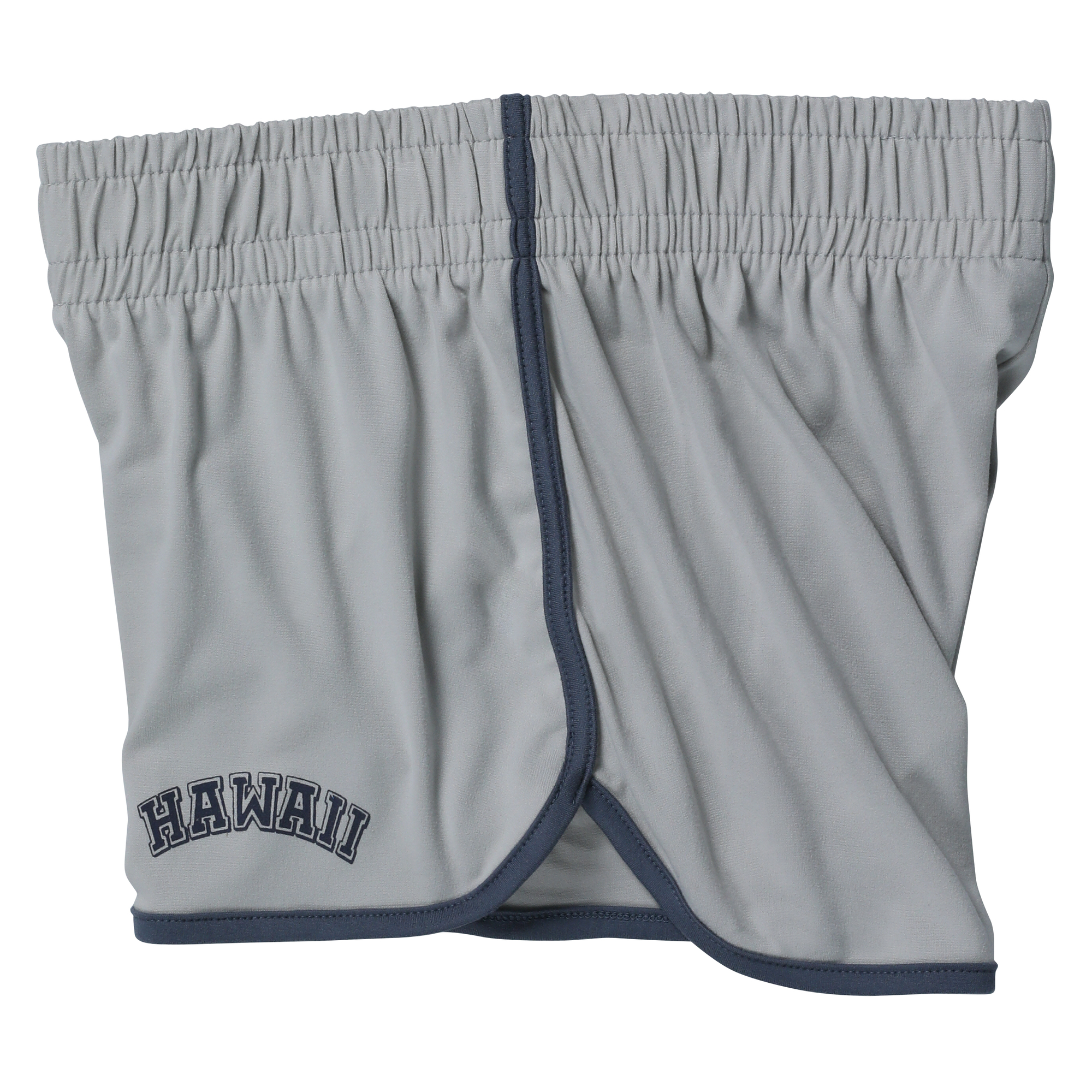 gray 'hawaii' graphic dolphin shorts