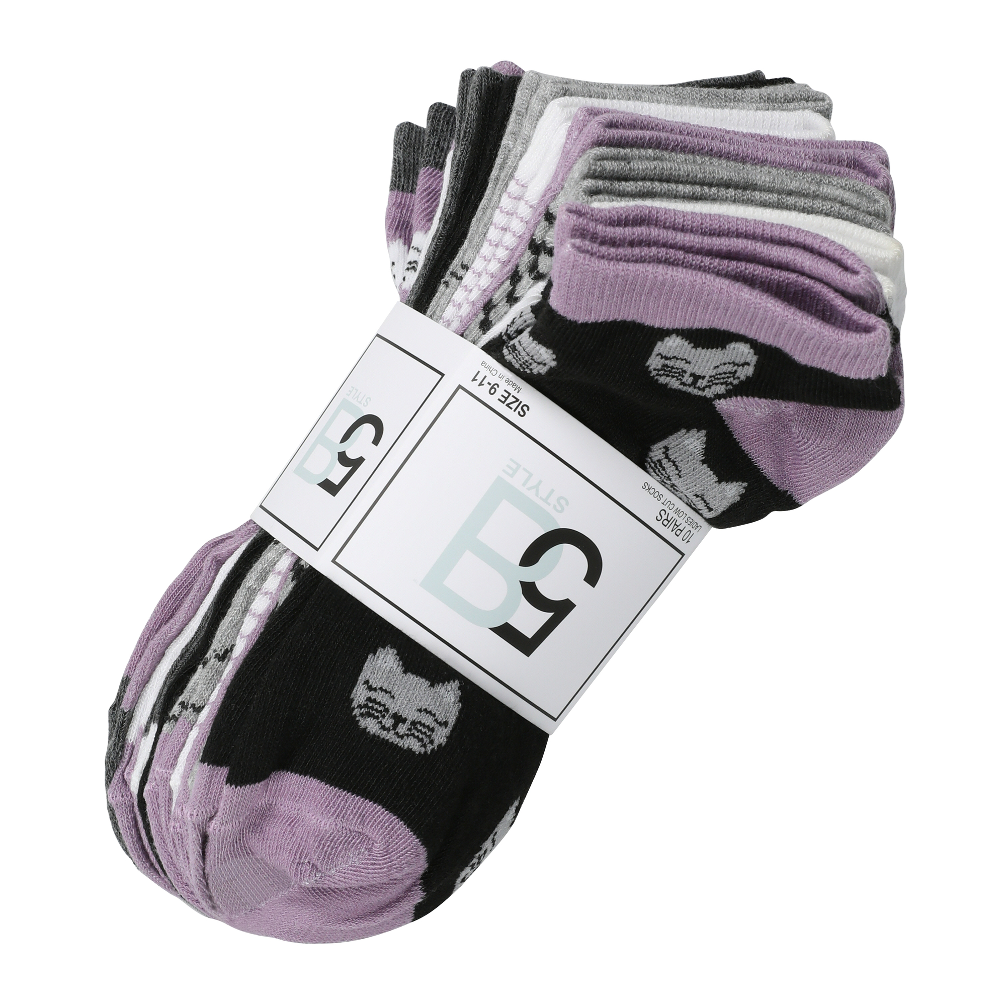 ladies quarter socks 10-pack