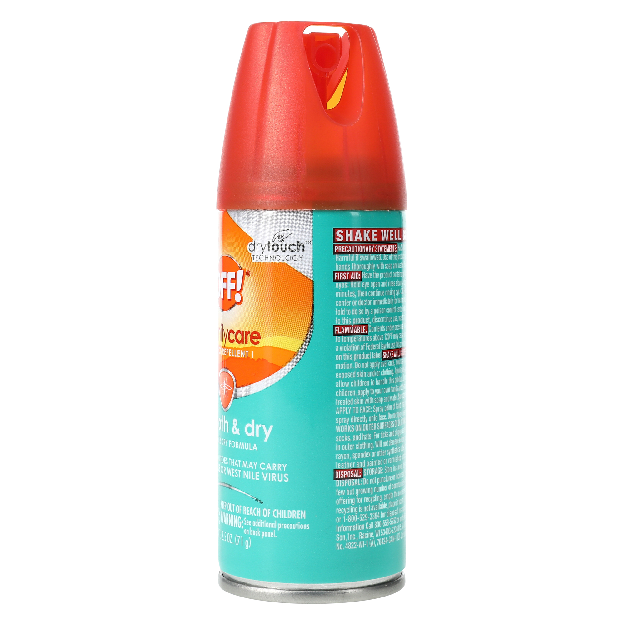 off!® family care insect repellent spray 2.5oz